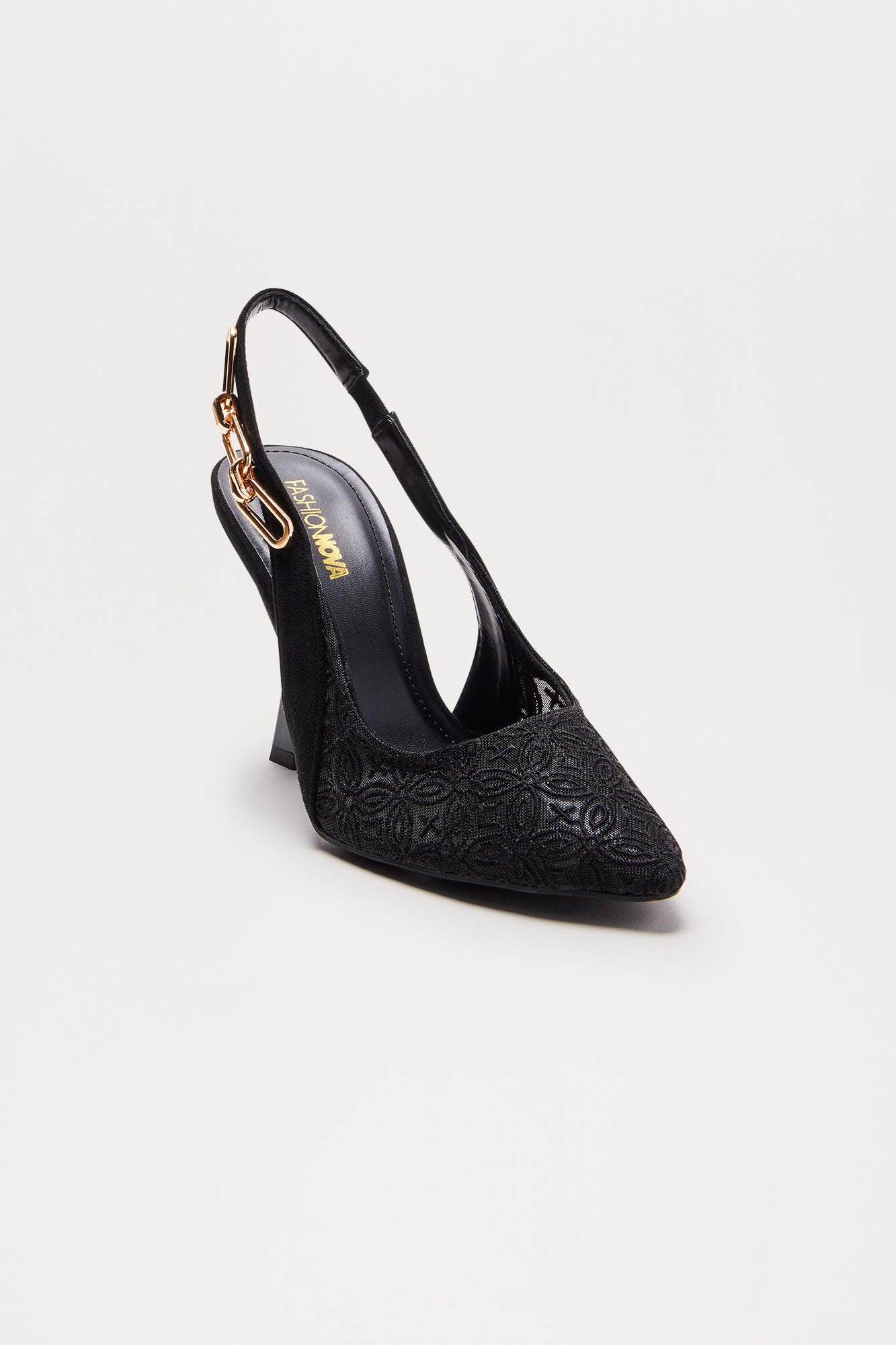 Elvera Slingback Pumps-Black - Image 3