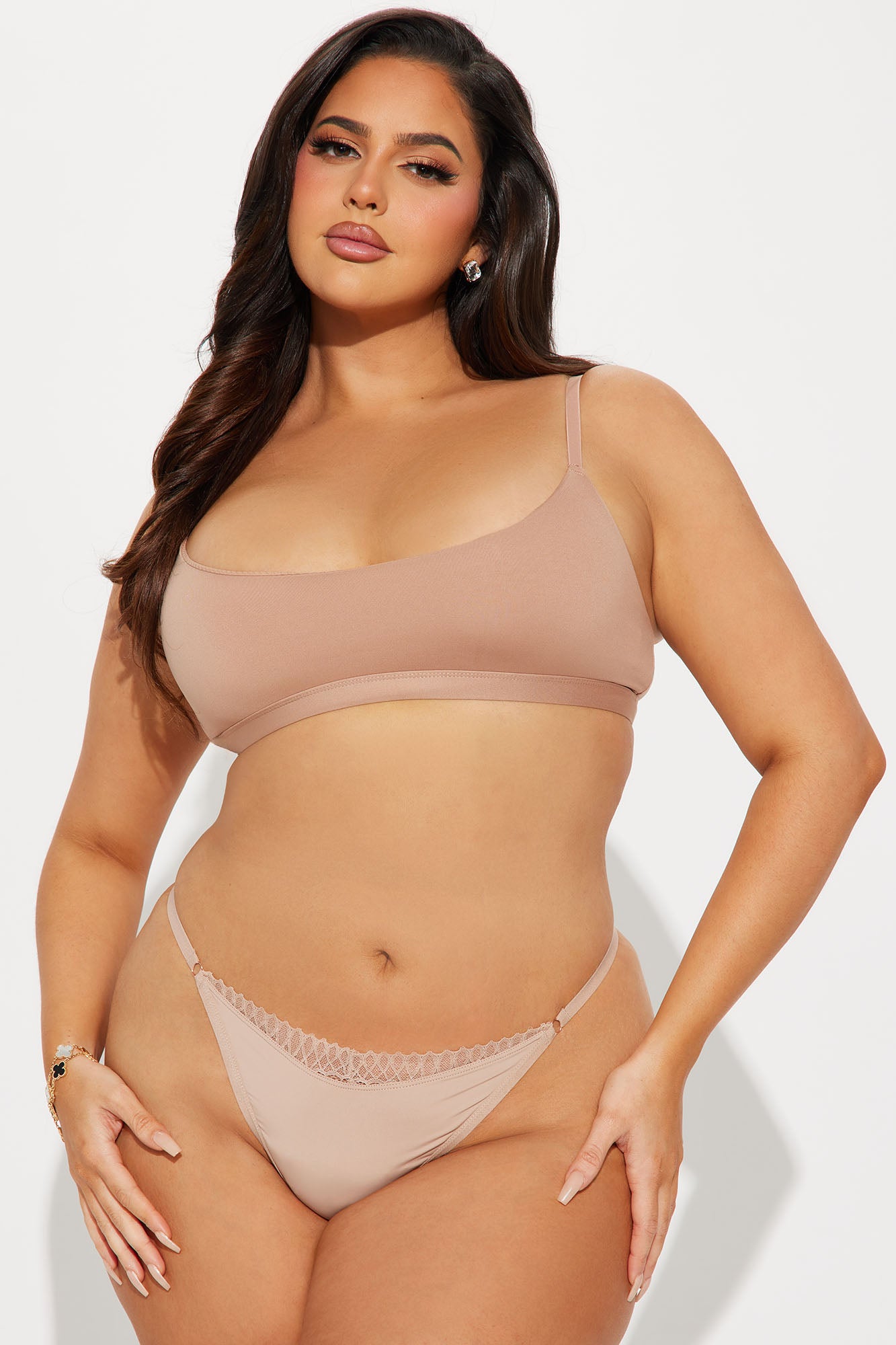 Just Like That Lace G String Panty - Taupe - Image 5