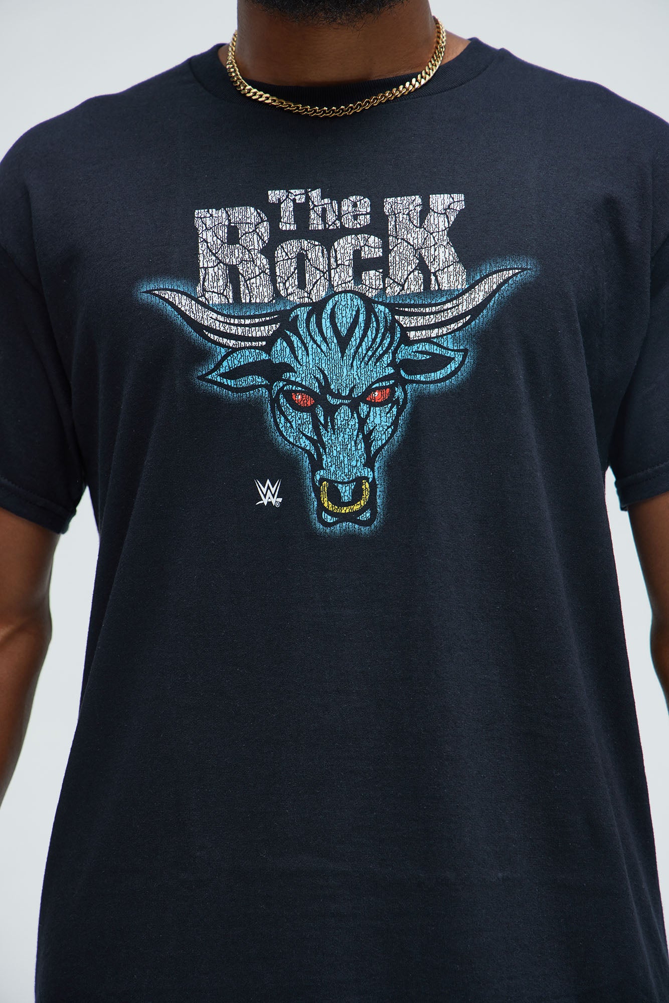 WWE U Smell What The Rock Is Cookin Short Sleeve Tee - Black - Image 3