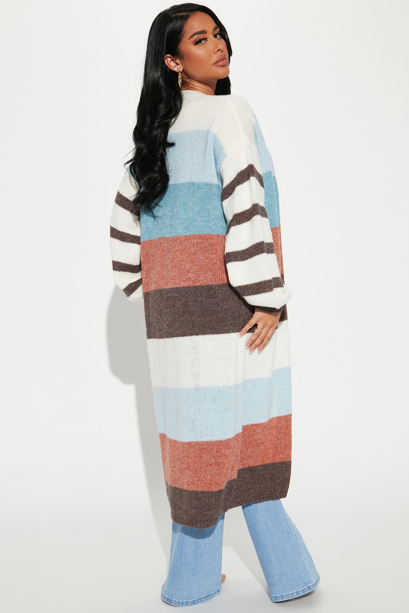 Still Need You Striped Cardigan - Multi Color - Image 3