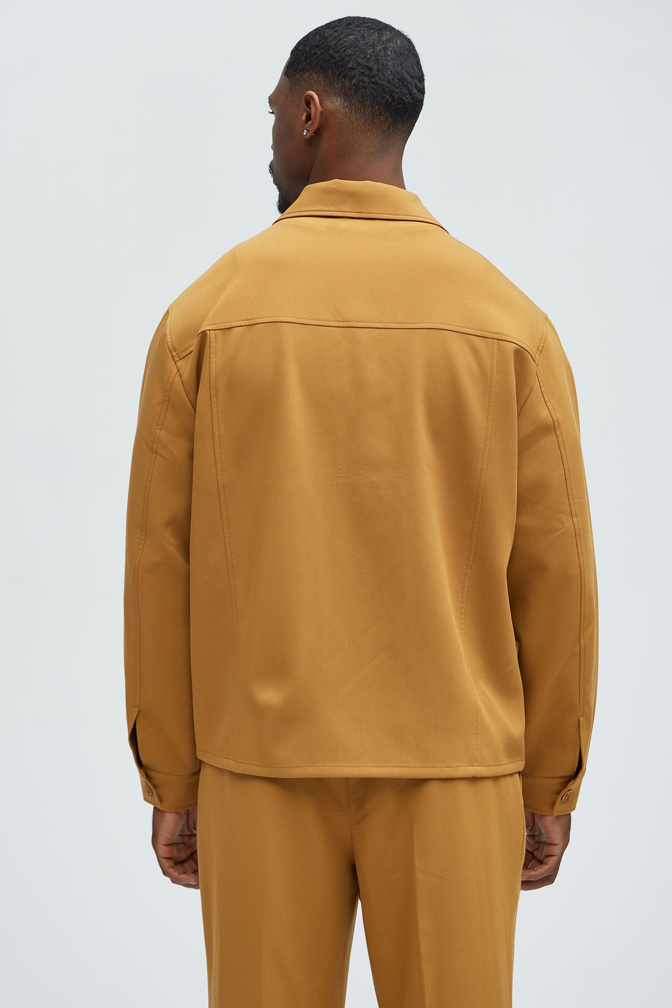 Ronan Weekender Button Up Shirt - Camel - Image 3