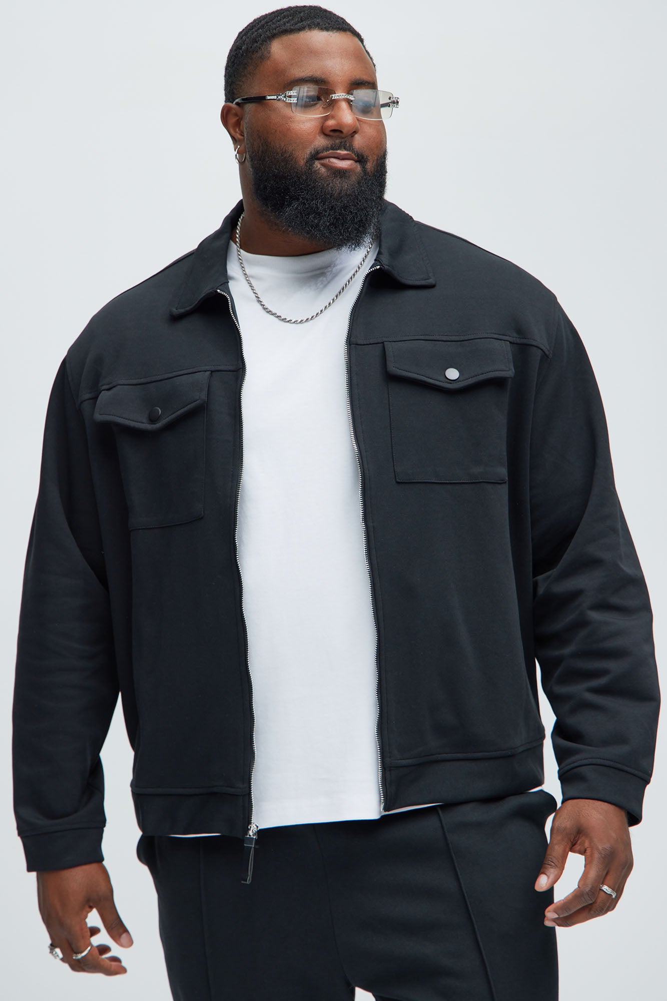 Ryan Interlock Work Jacket - Black - Image 5