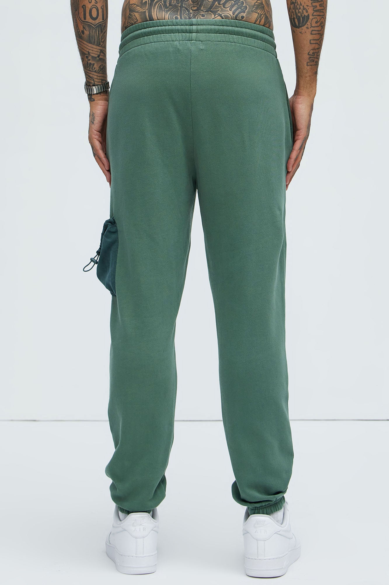 Check The Vibes Jogger - Olive - Image 5