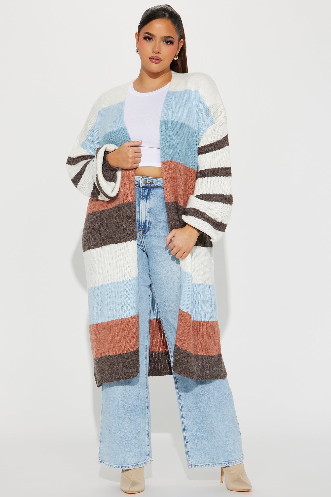 Still Need You Striped Cardigan - Multi Color - Image 4