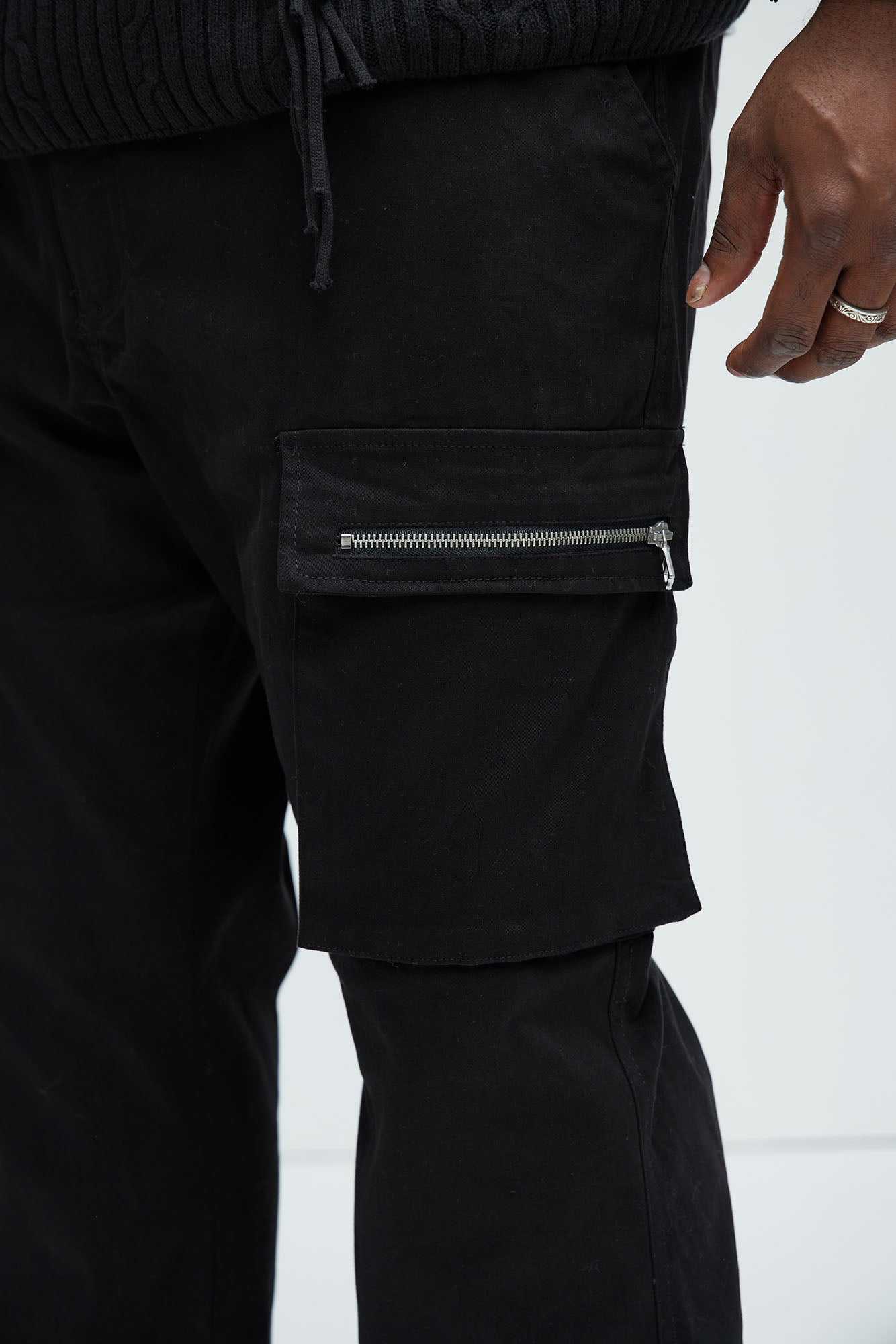 Walk it Slim Cargo Pants - Black - Image 11