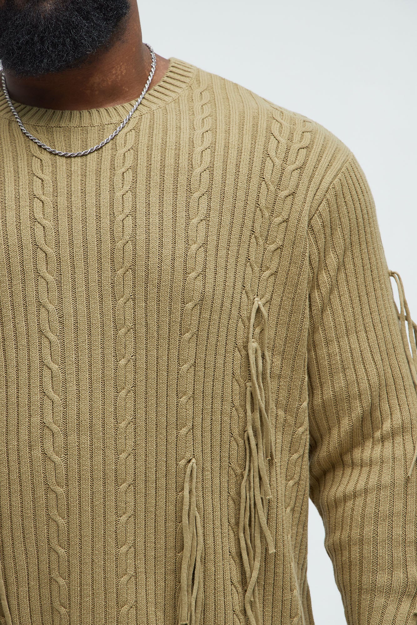 Stay For A While Sweater - Olive - Image 8