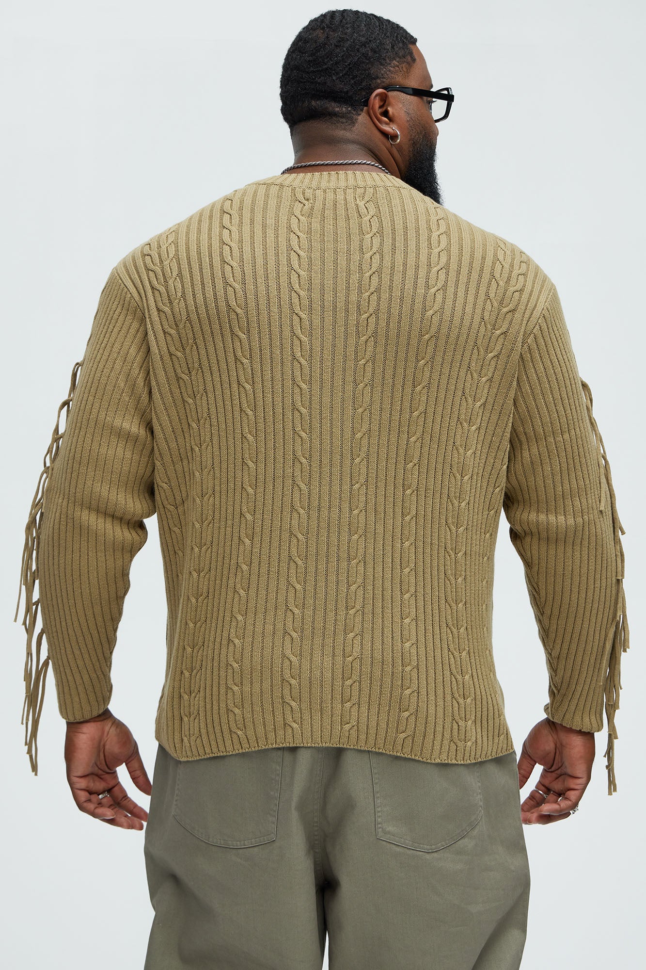 Stay For A While Sweater - Olive - Image 7