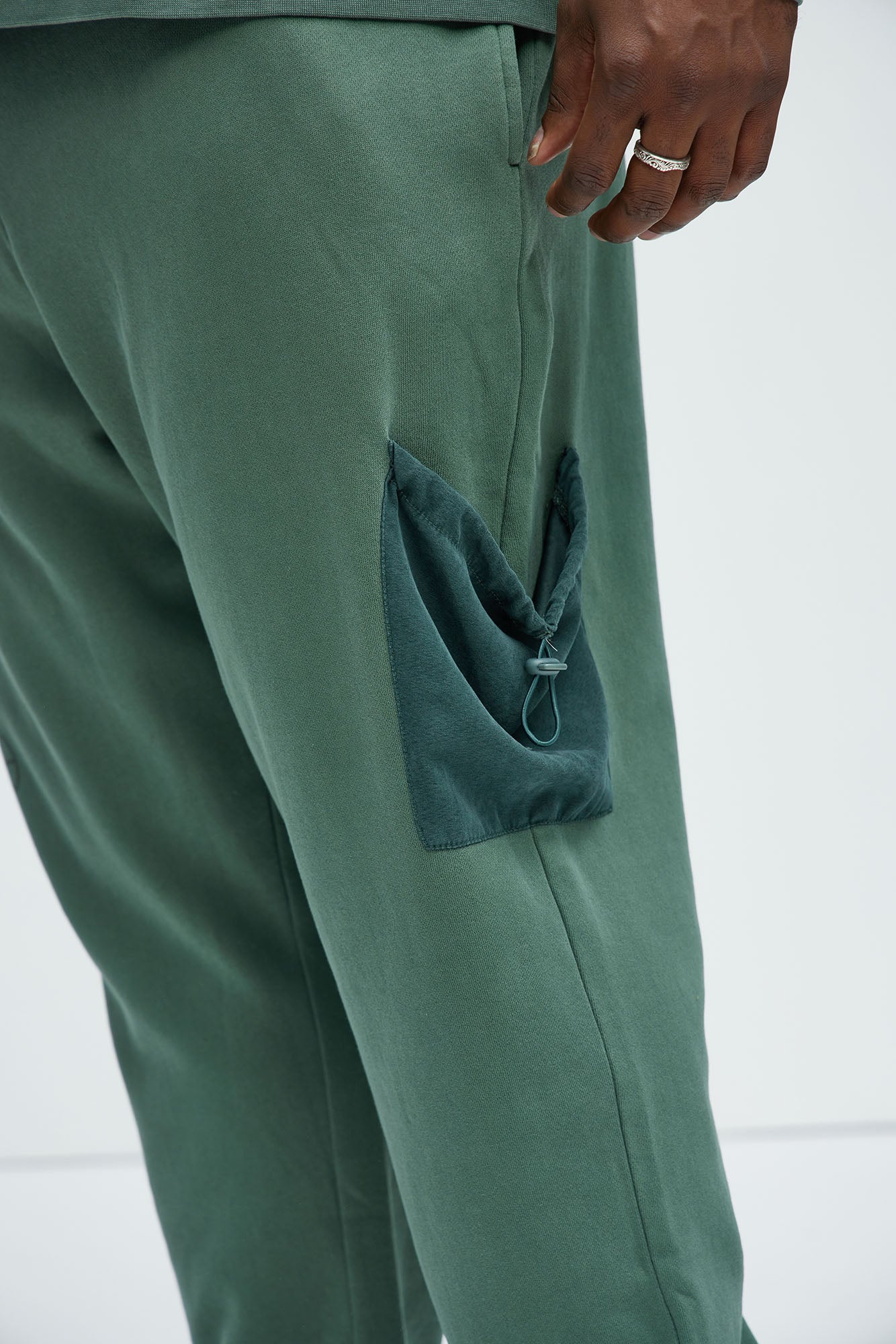 Check The Vibes Jogger - Olive - Image 10