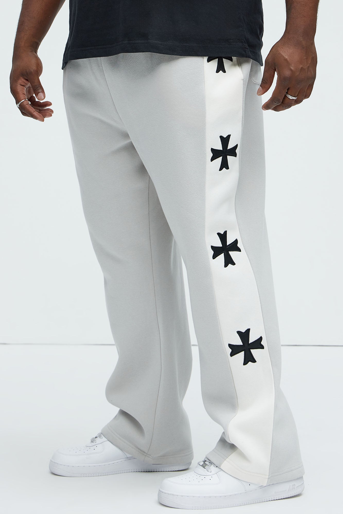 Desmond Straight Sweatpants - Grey/combo - Image 7