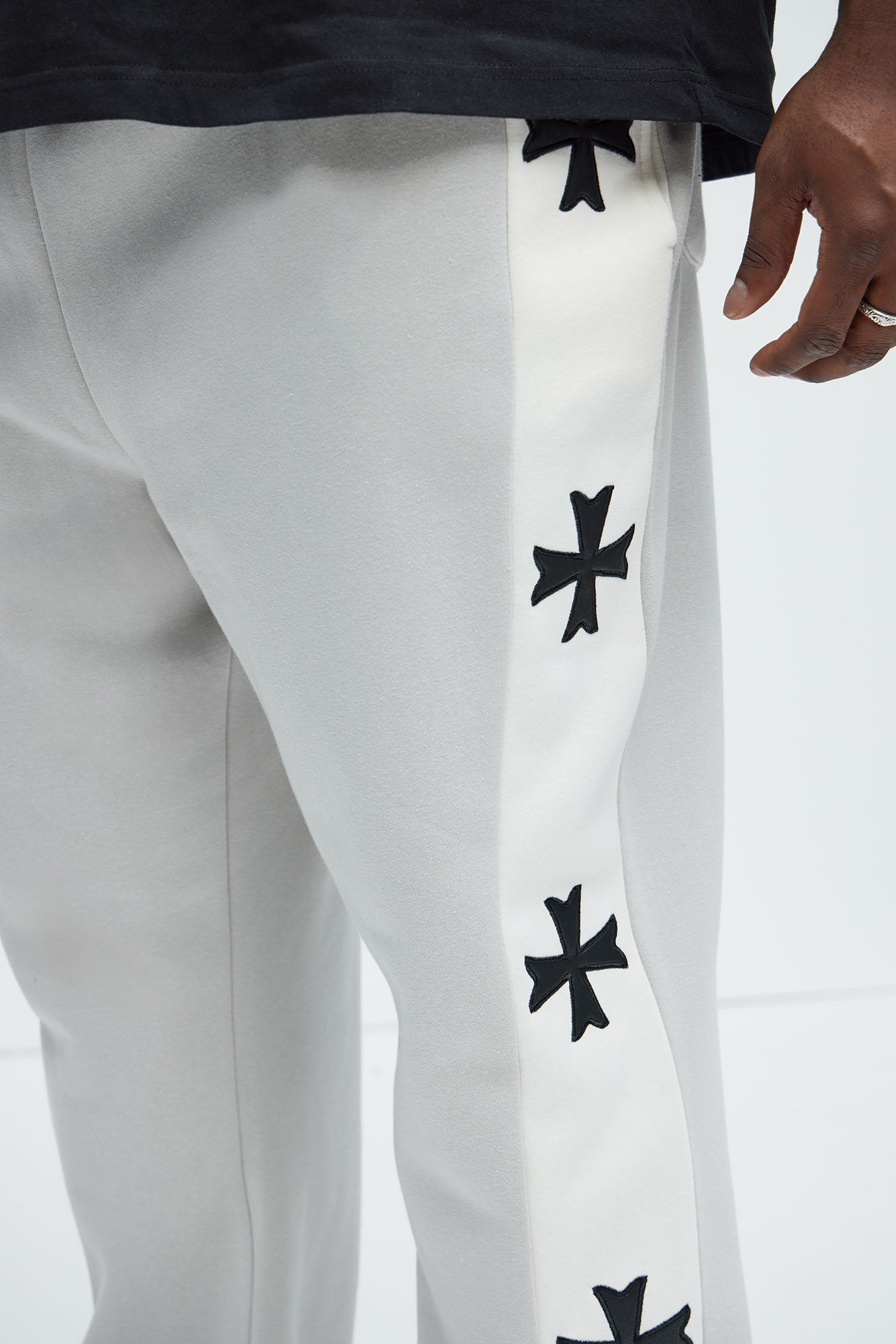 Desmond Straight Sweatpants - Grey/combo - Image 9