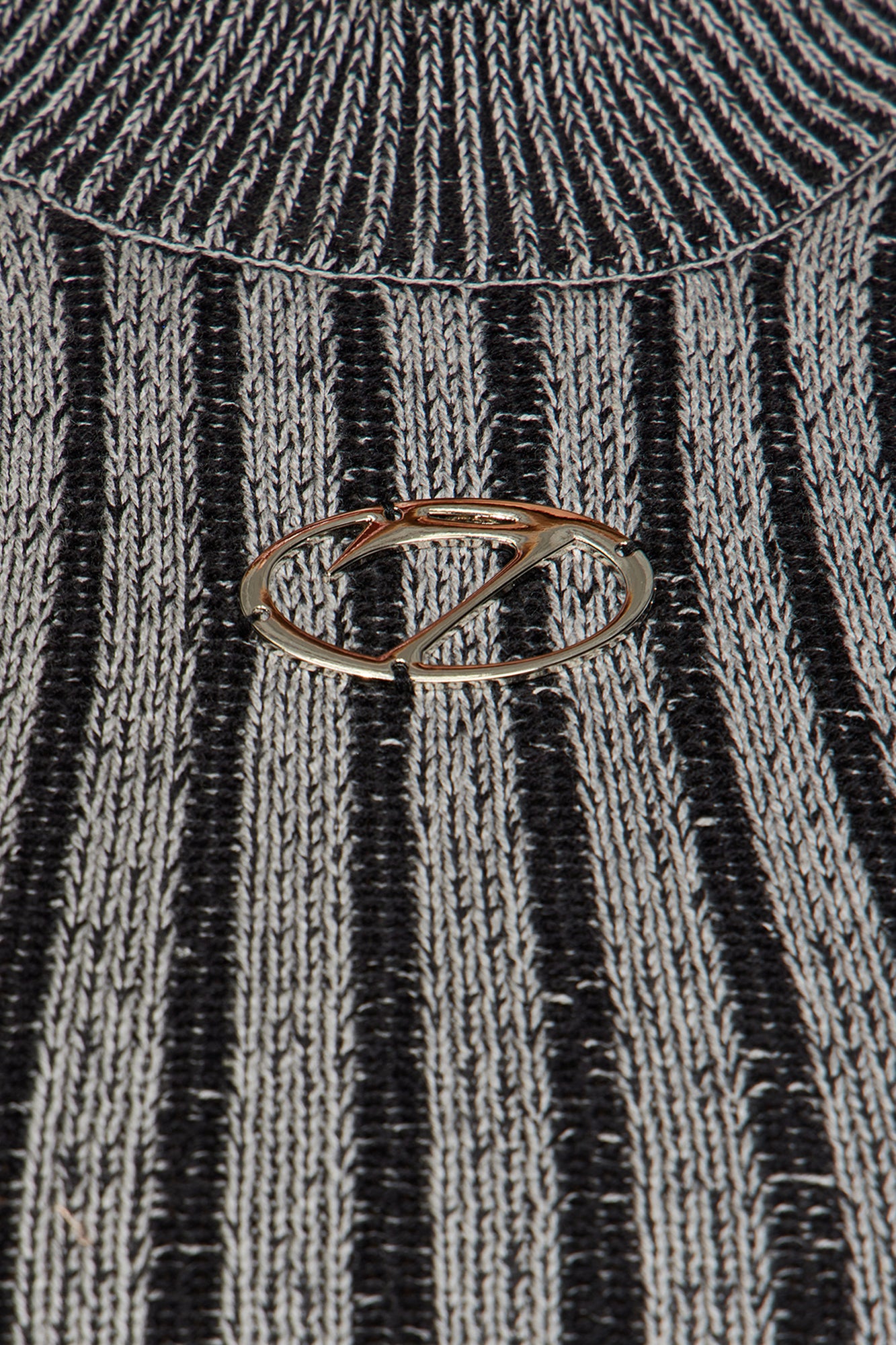 Josephine Washed Sweater - Black/Grey - Image 6