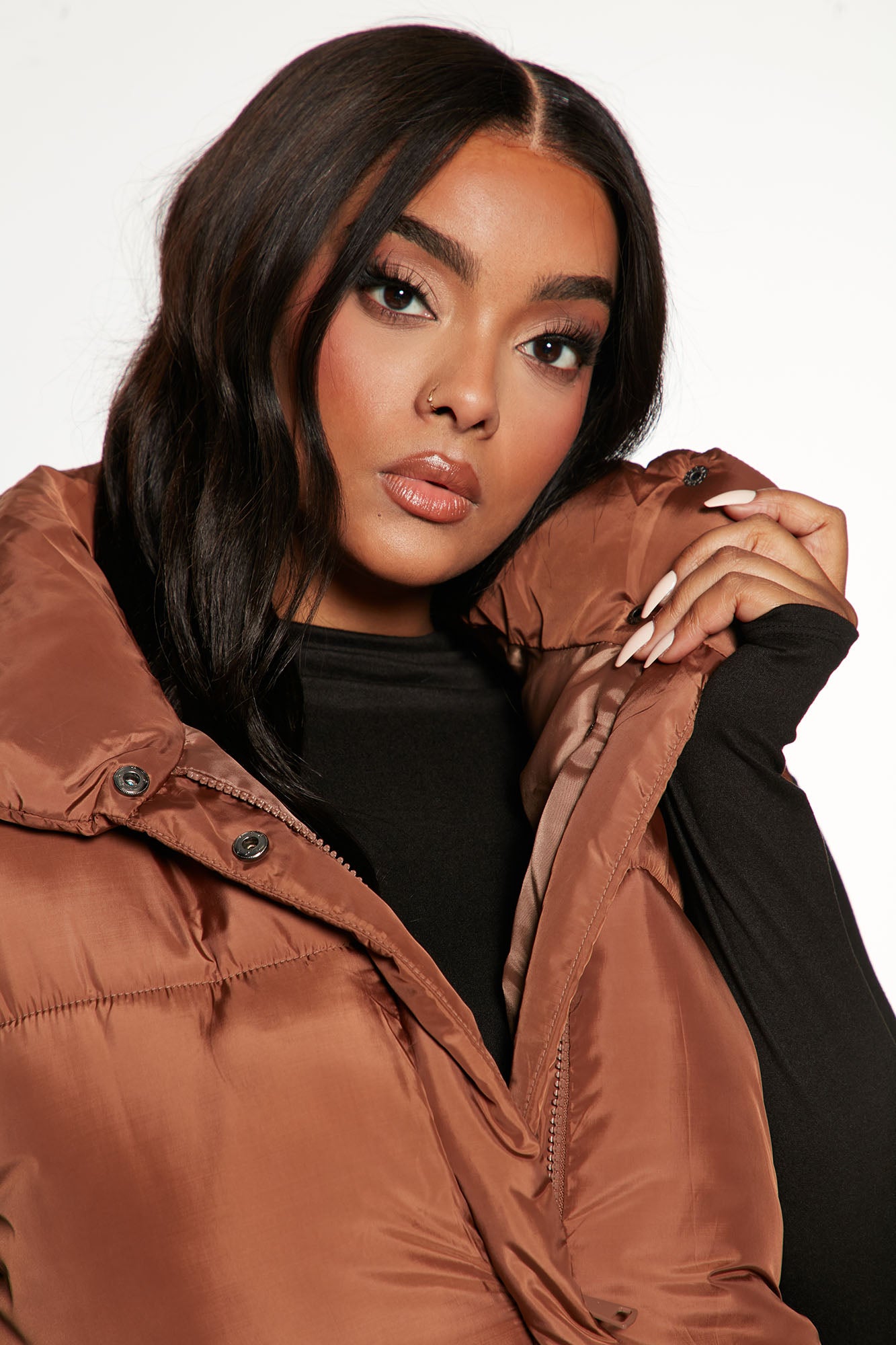 Leave It To Me Puffer Vest - Camel - Image 6