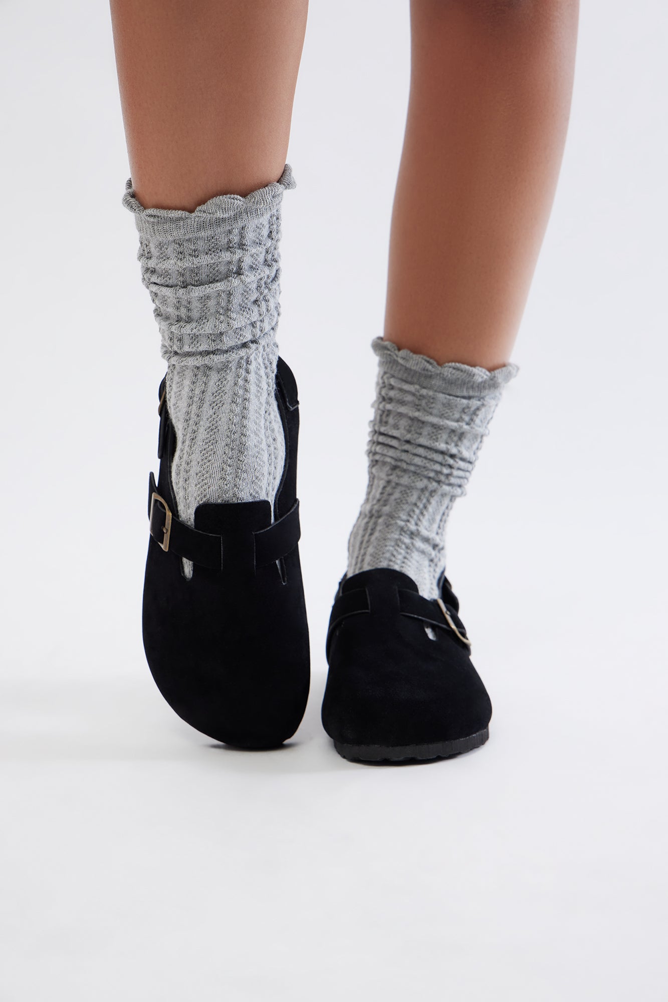 Fletcher Buckle Slides - Black - Image 4