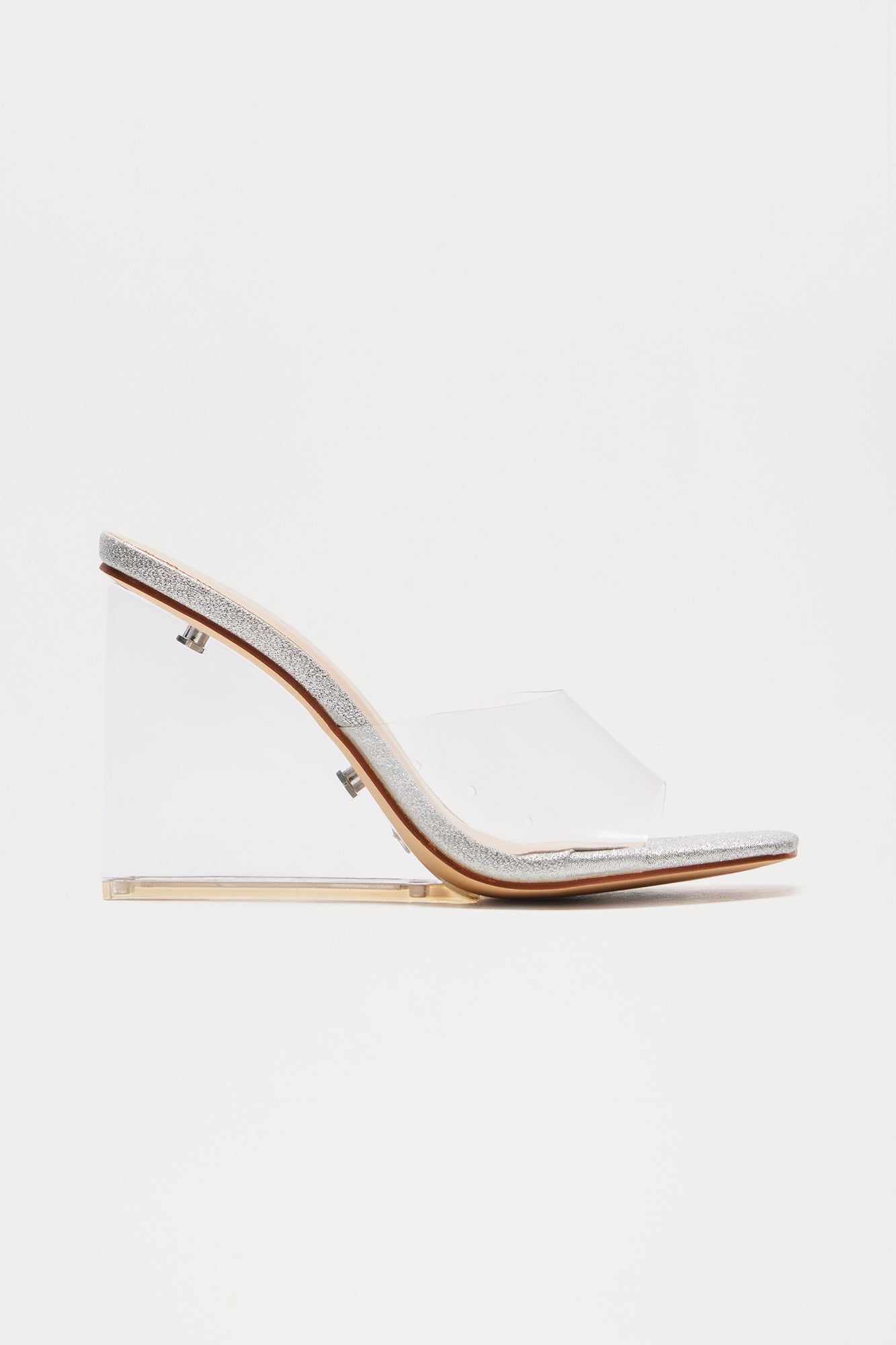 Slater Clear Wedges - Silver - Image 3