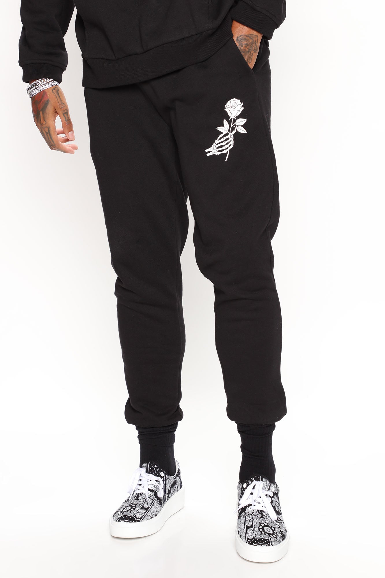 Arrival Jogger - Black/White - Image 3