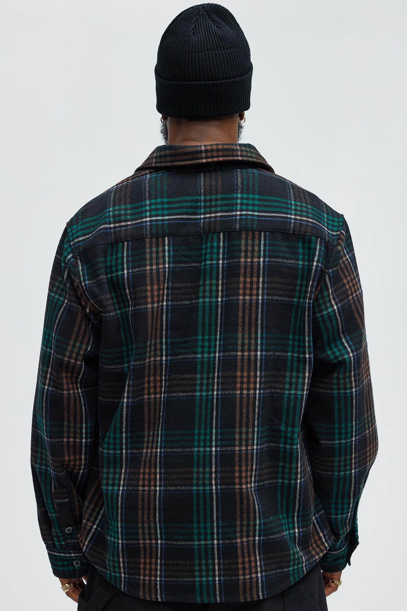 Irving Plaid Button Up Shirt - Multi Color - Image 4