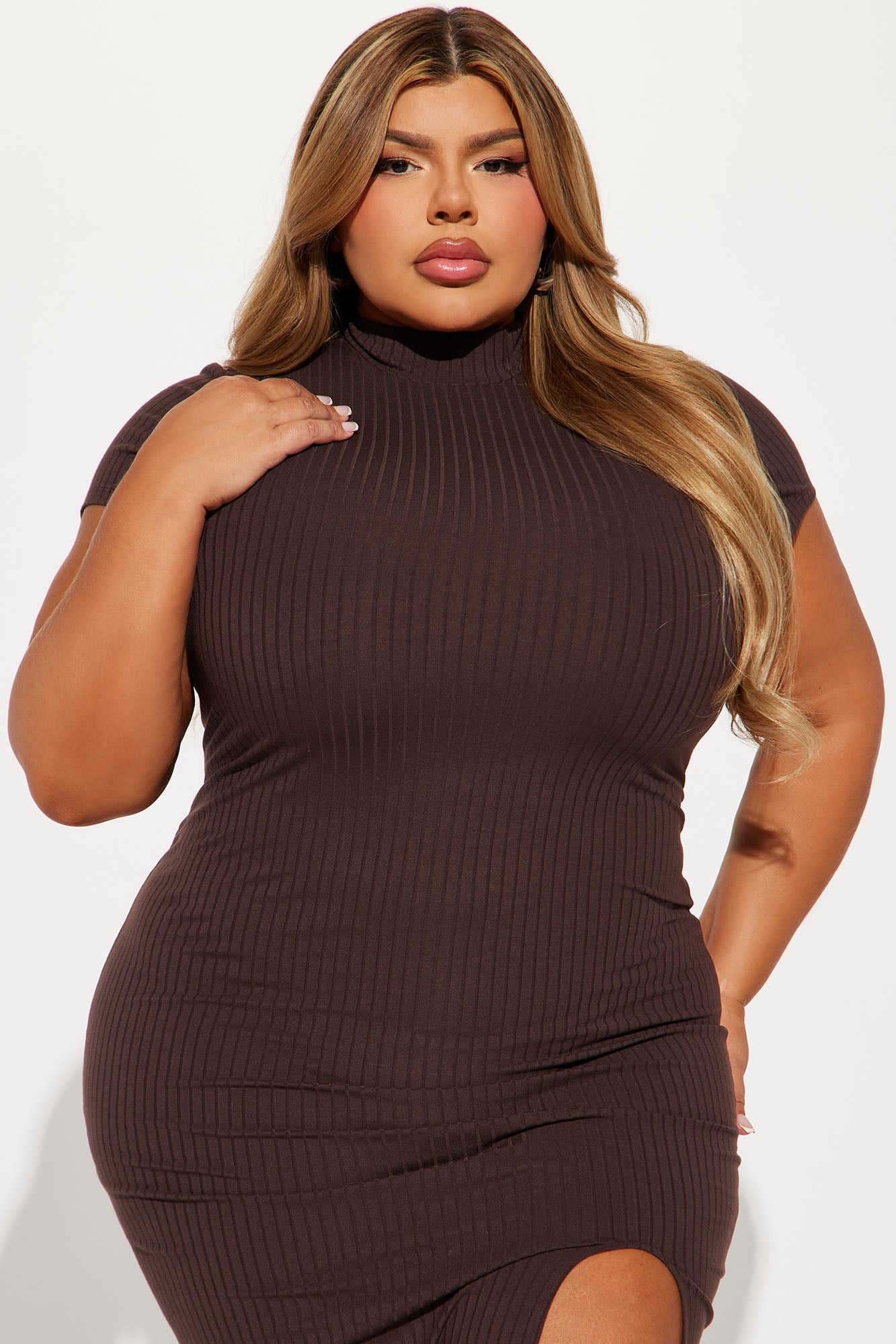 Lacey Maxi Dress - Chocolate - Image 6