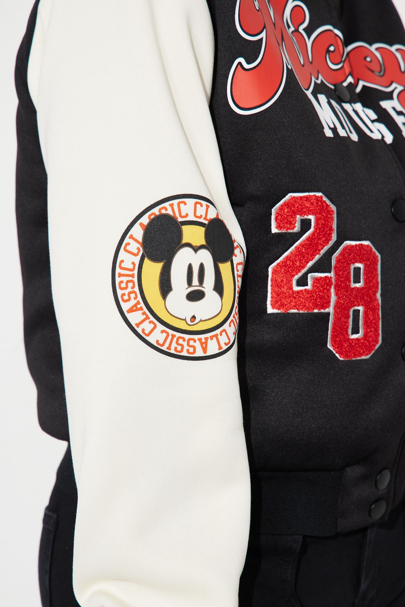 Mickey Mouse Sherpa Lined Jacket - Black - Image 4