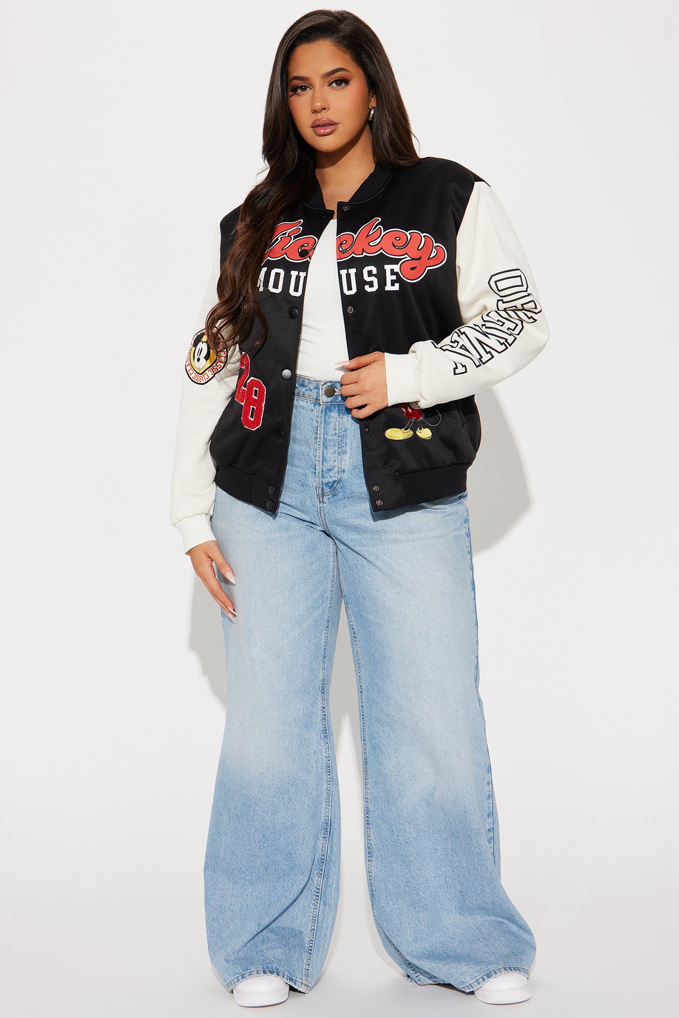 Mickey Mouse Sherpa Lined Jacket - Black - Image 9