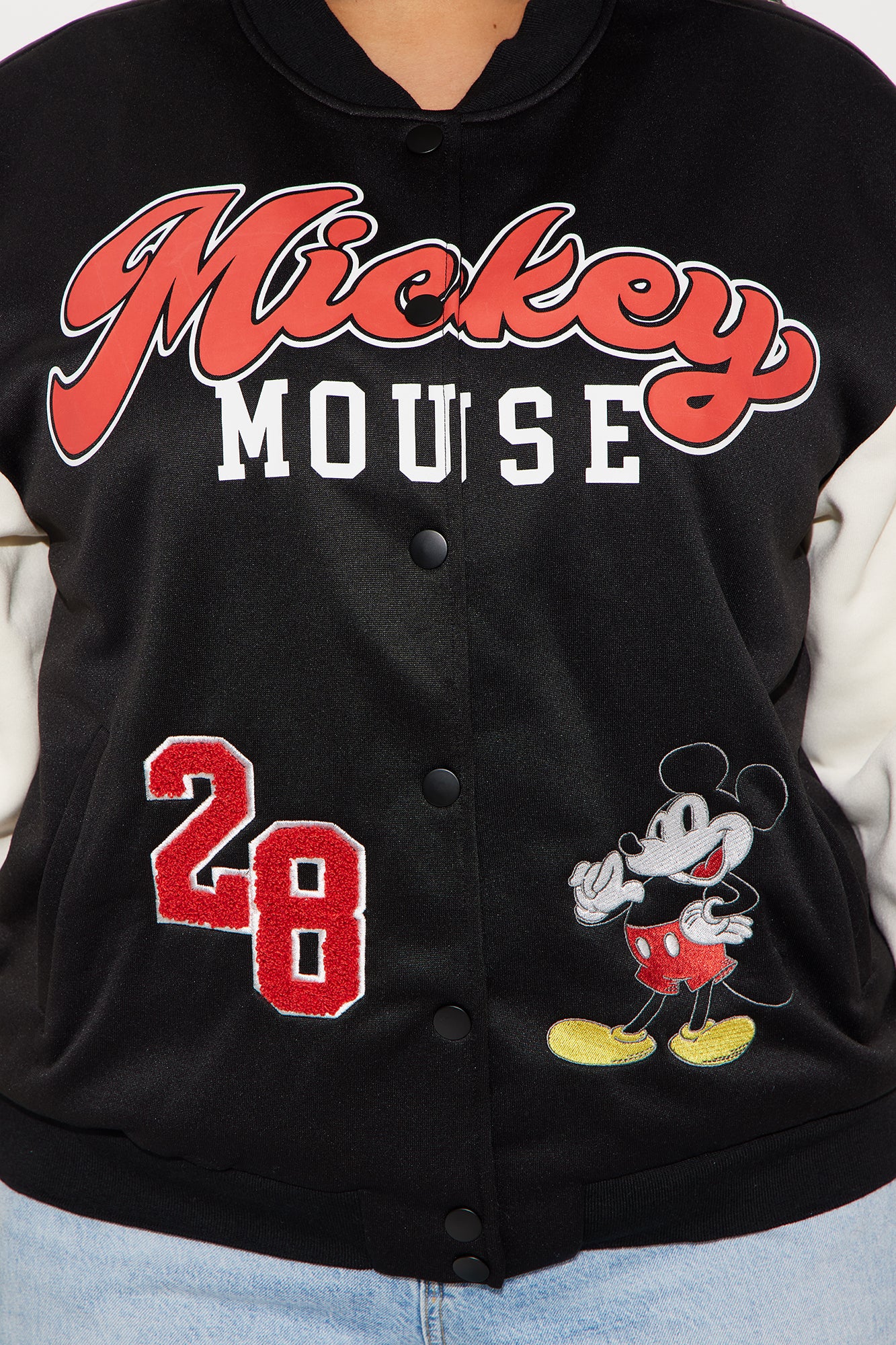 Mickey Mouse Sherpa Lined Jacket - Black - Image 10