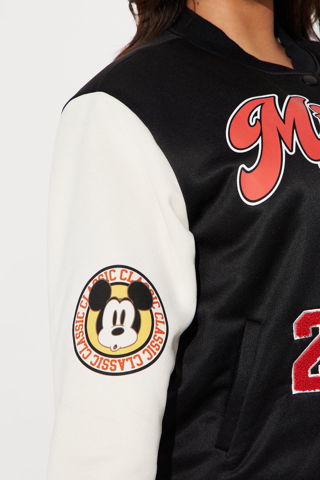 Mickey Mouse Sherpa Lined Jacket - Black - Image 12
