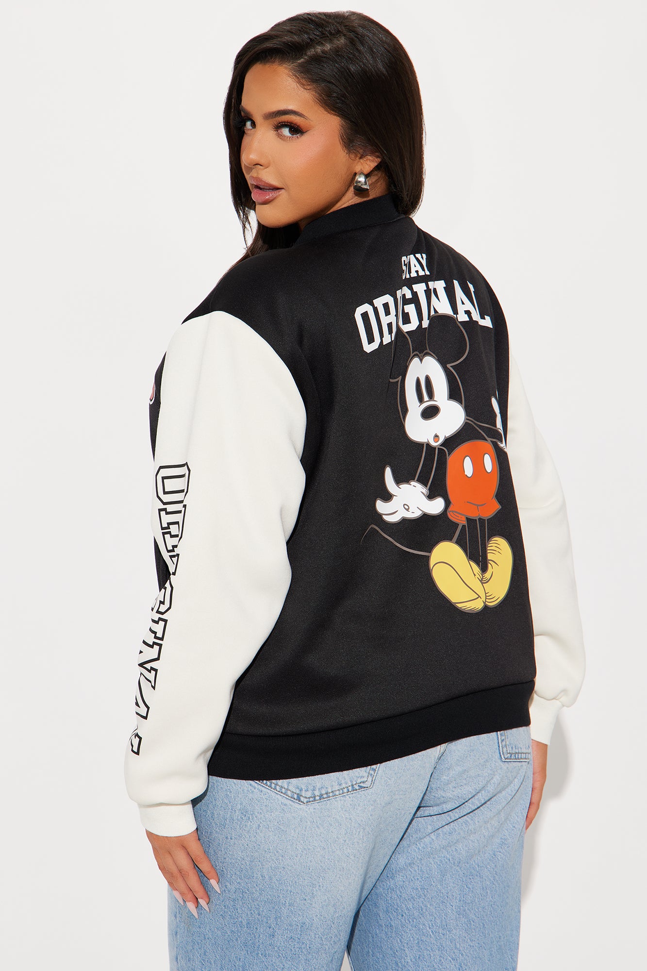 Mickey Mouse Sherpa Lined Jacket - Black - Image 13