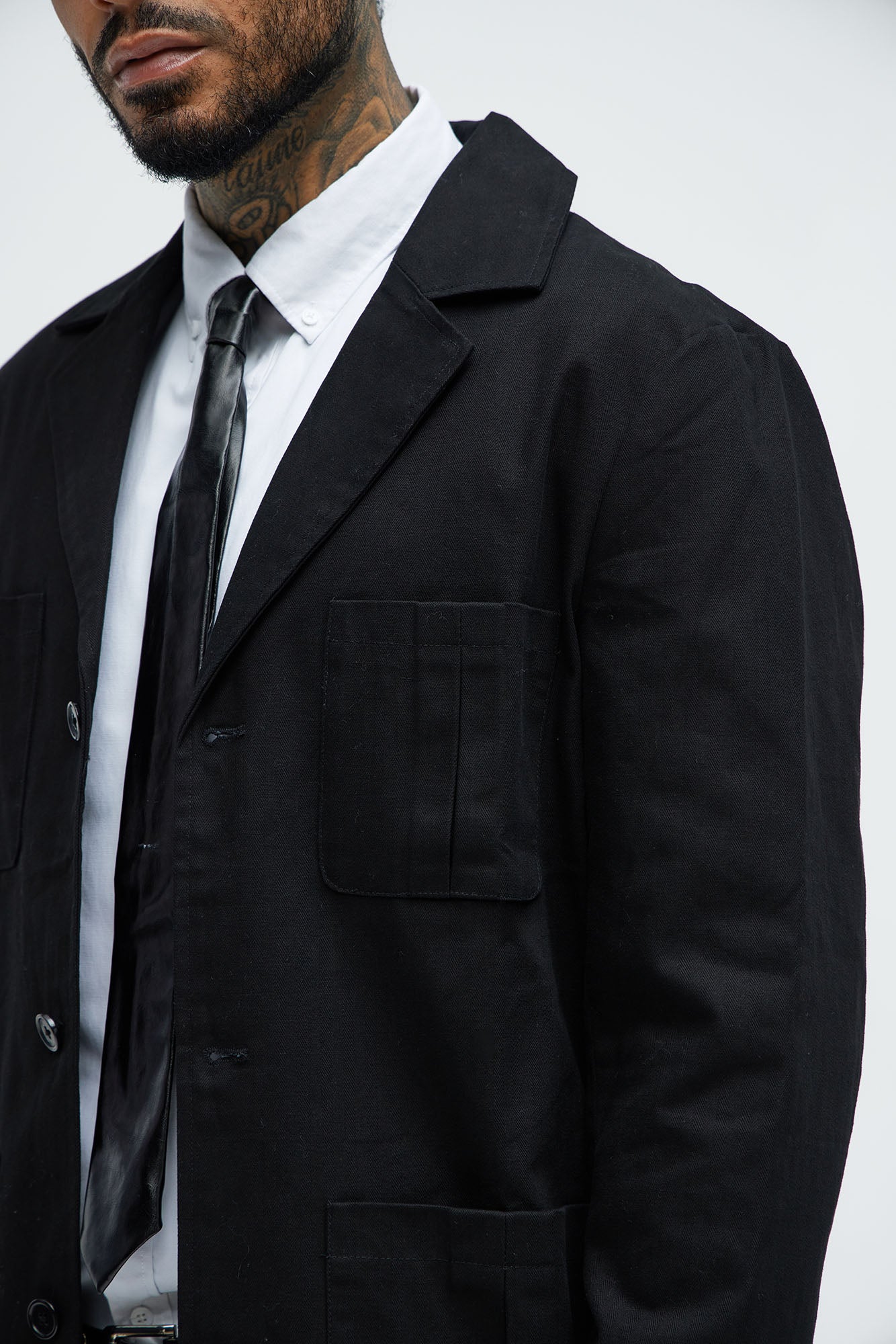 Berry Casual Jacket - Black - Image 4