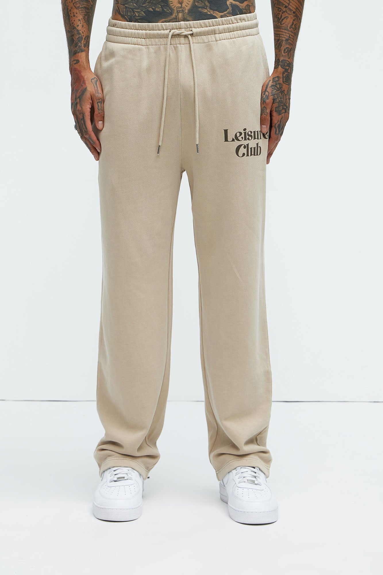 Leisure Club Sweatpants - Grey - Image 4