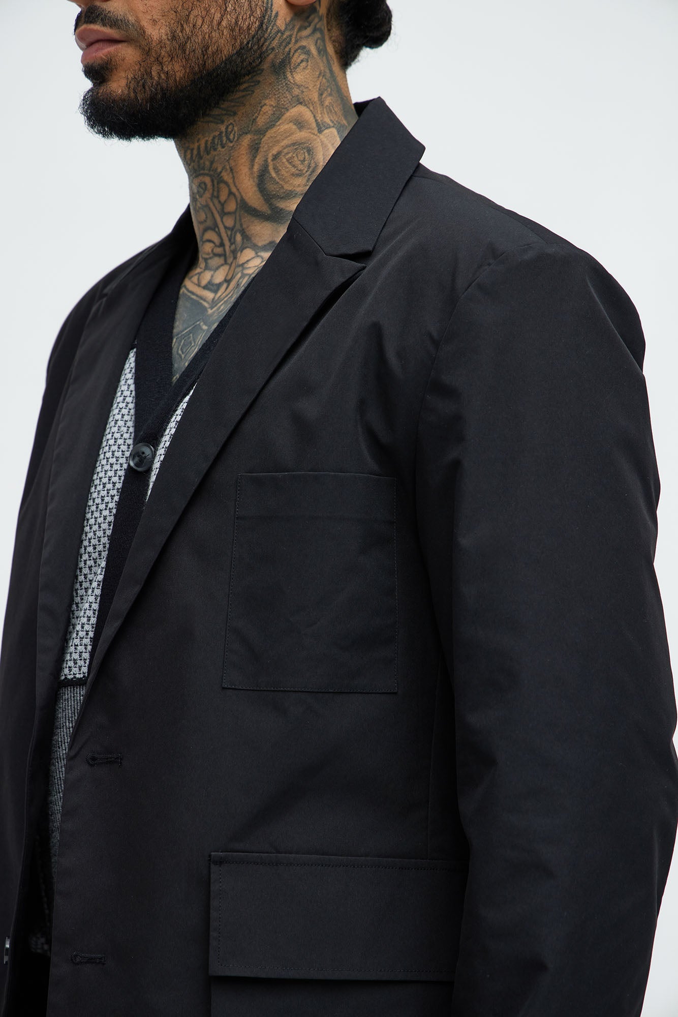 Ansel Tech Blazer - Black - Image 4