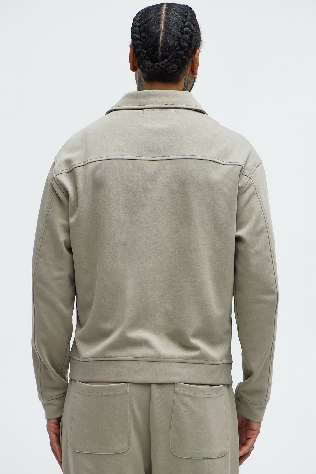 Ryan Interlock Work Jacket - Green - Image 4