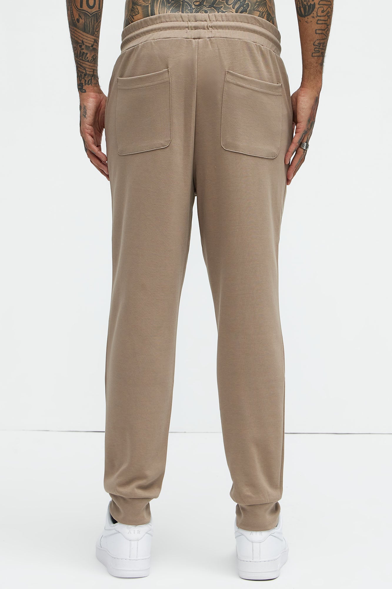 Ryan Interlock Jogger - Tan - Image 4