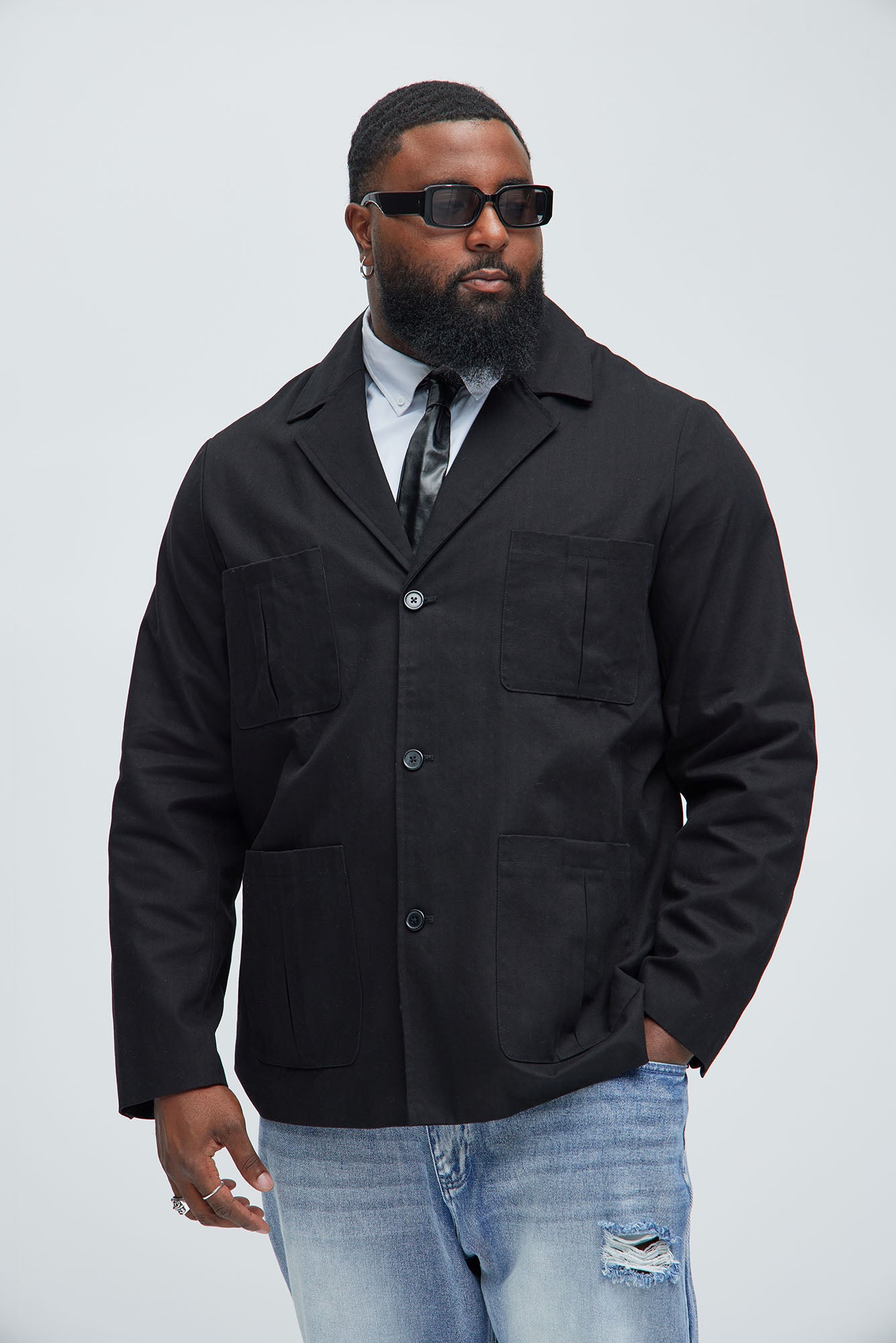 Berry Casual Jacket - Black - Image 5
