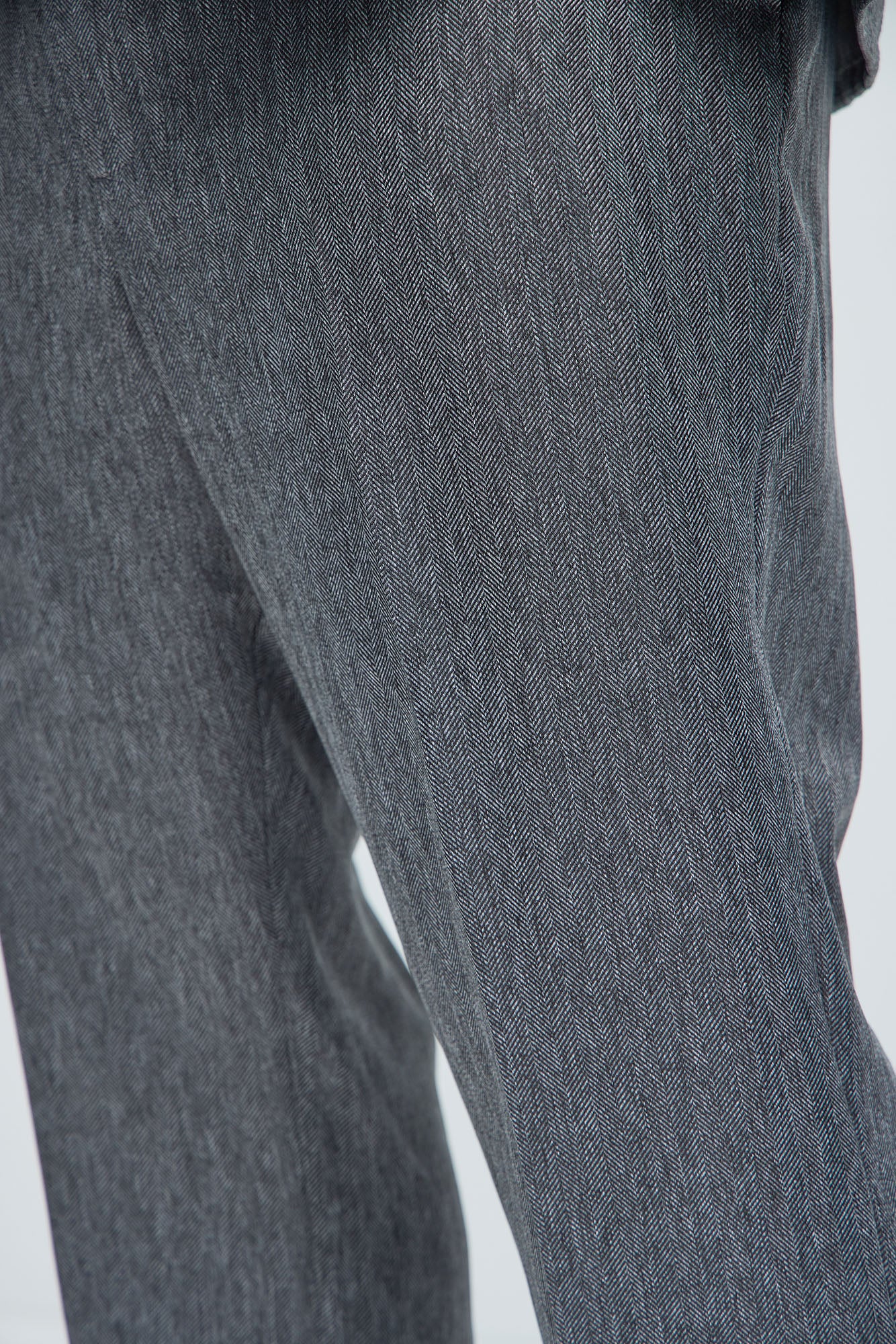 Double Time Pleated Straight Trousers - Grey/combo - Image 9
