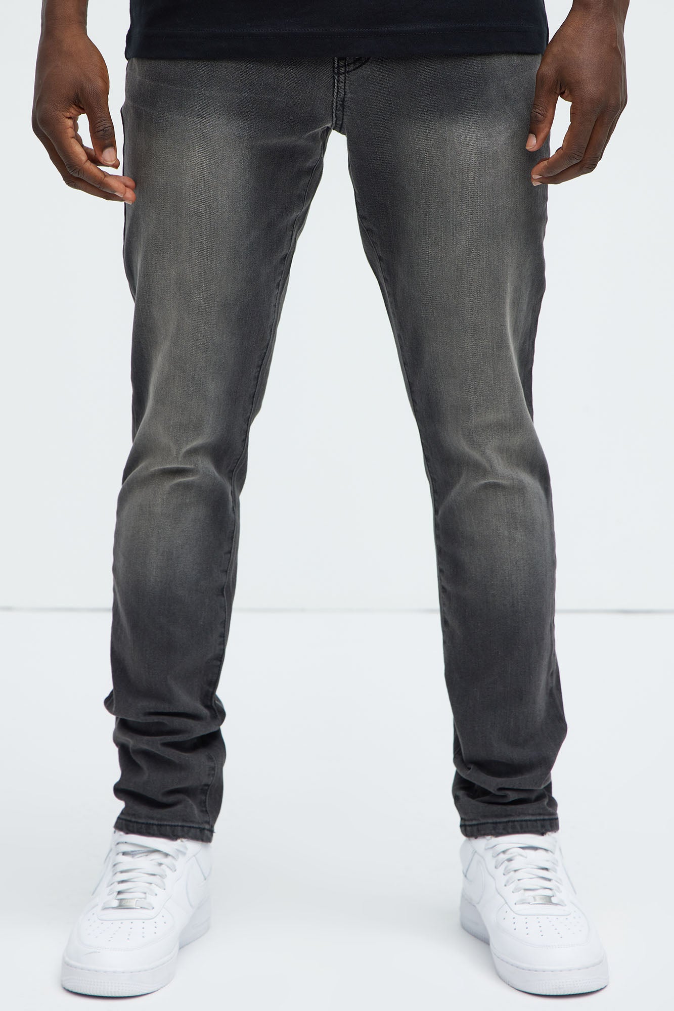 Cornell Skinny Jeans - Black Wash - Image 5