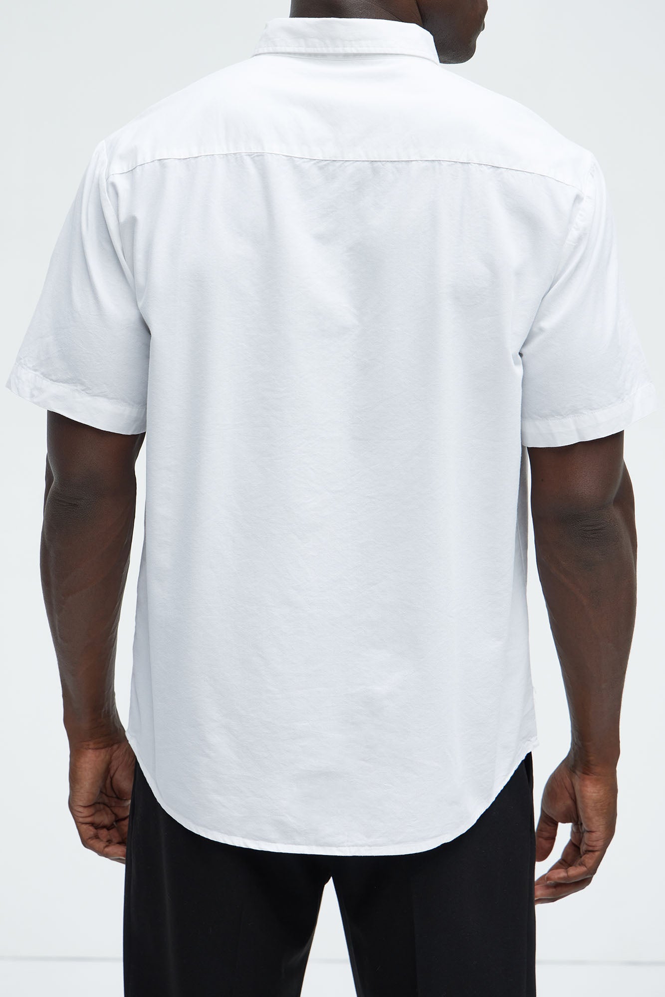 Ryland Short Sleeve Button Up Shirt - White - Image 6