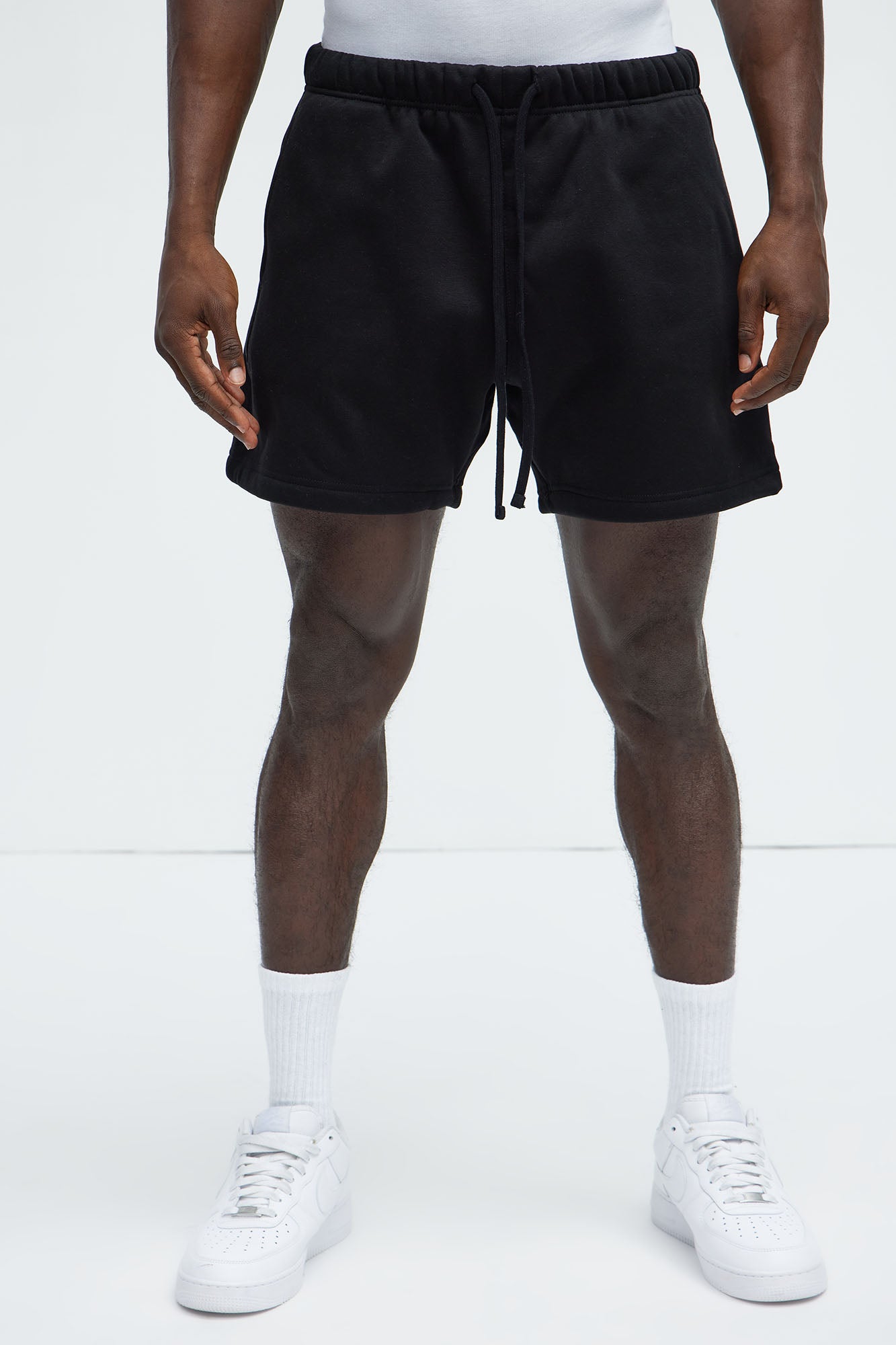 Tyson Oversize Heavyweight Sweat Shorts - Black - Image 7