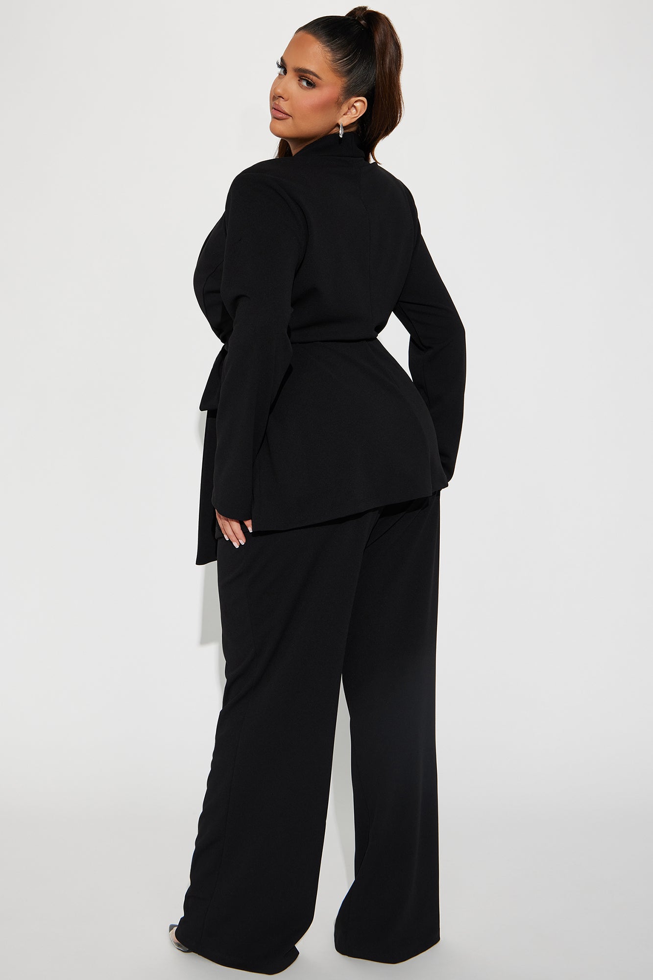 CEO Vibes Blazer Set - Black - Image 6