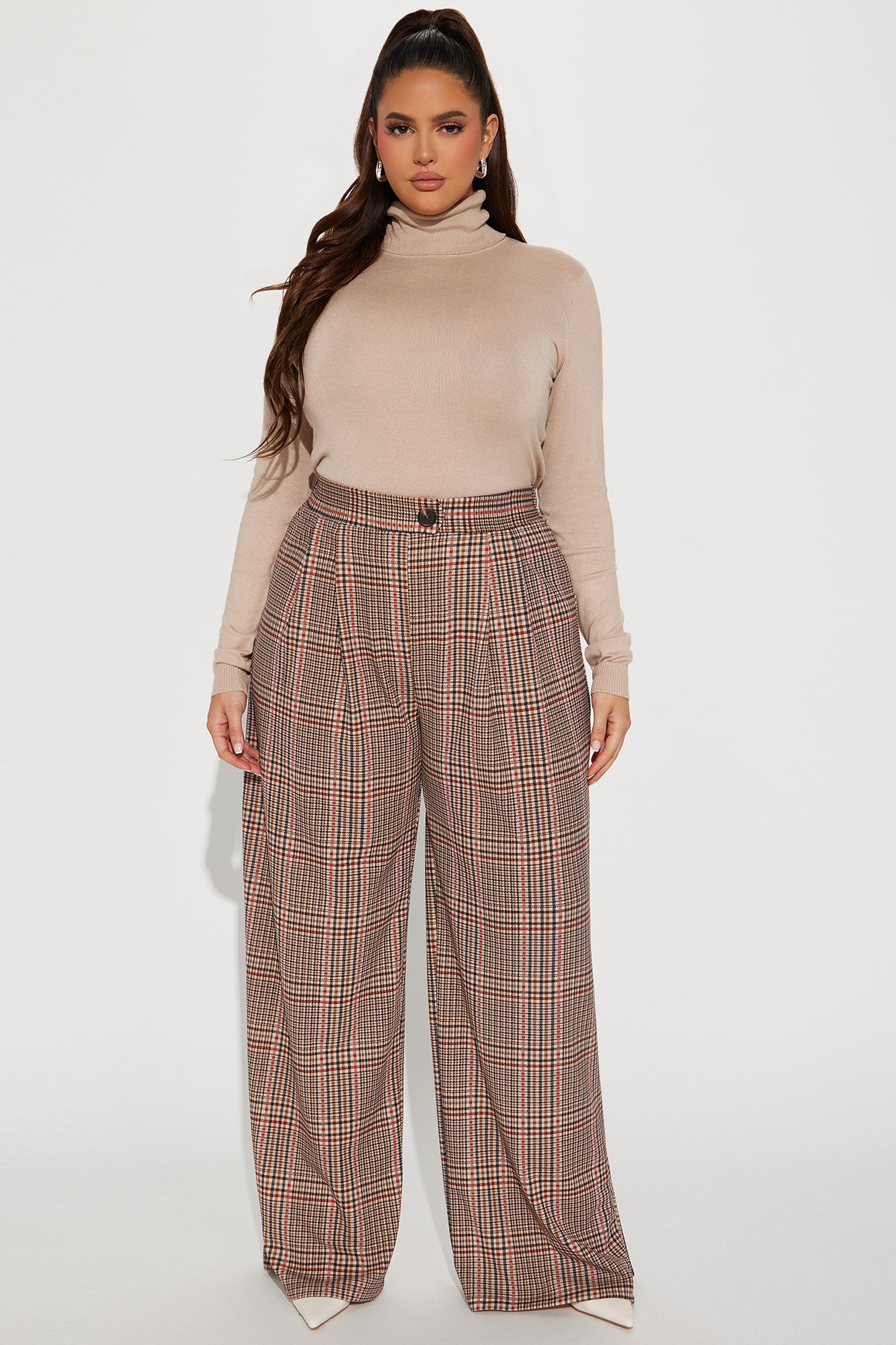 Lena Turtleneck Top - Mocha - Image 6