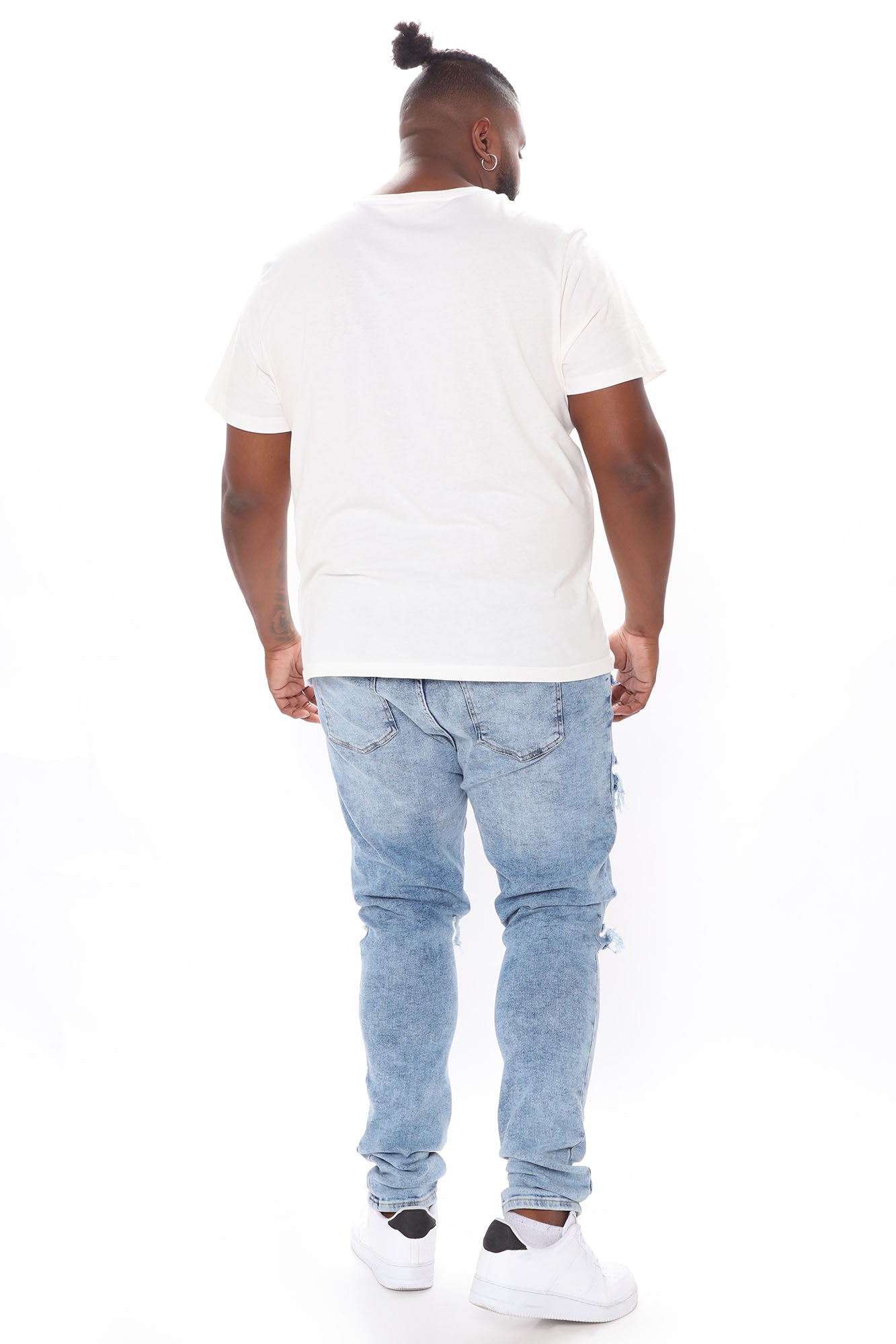 Ride Along Stacked Skinny Jeans - Medium Wash - Image 9