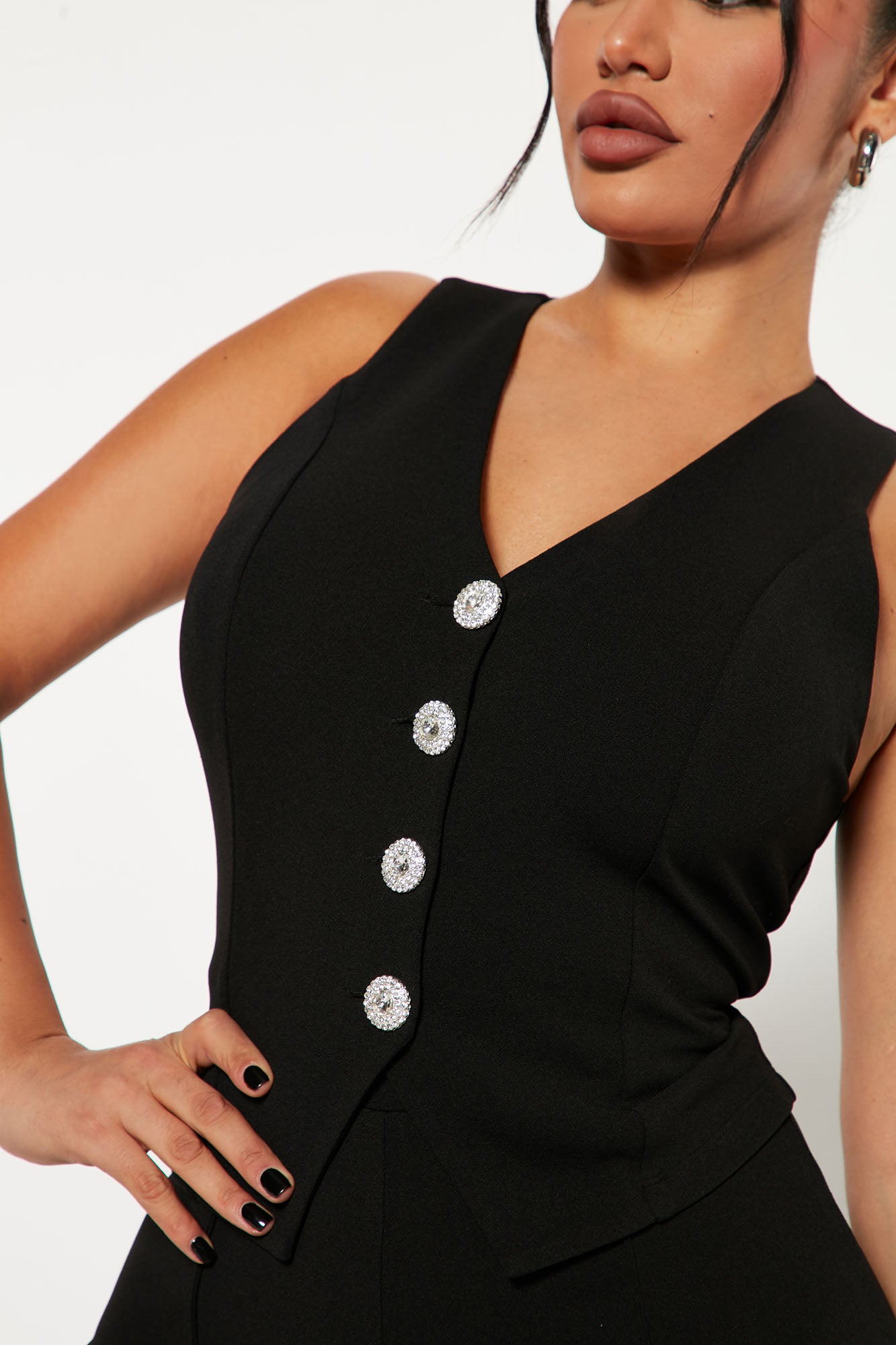 Chelsea Vest Pant Set - Black - Image 3
