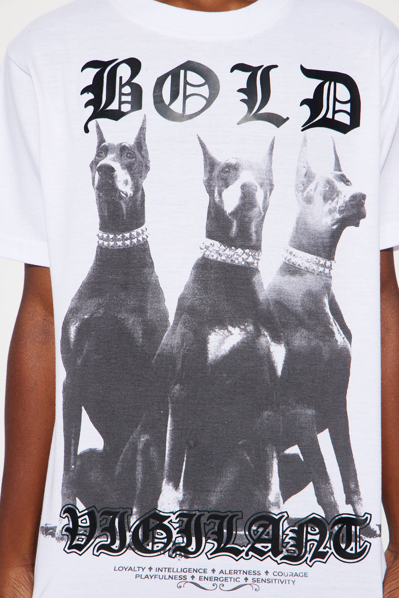 Mini Bold Short Sleeve Tee - White - Image 3
