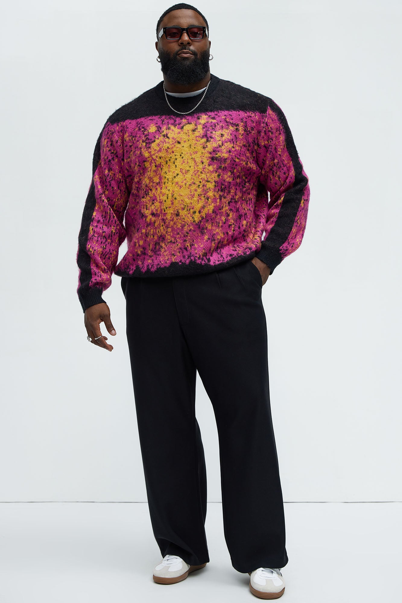 Held Inside Crewneck Sweater - Multi Color - Image 6