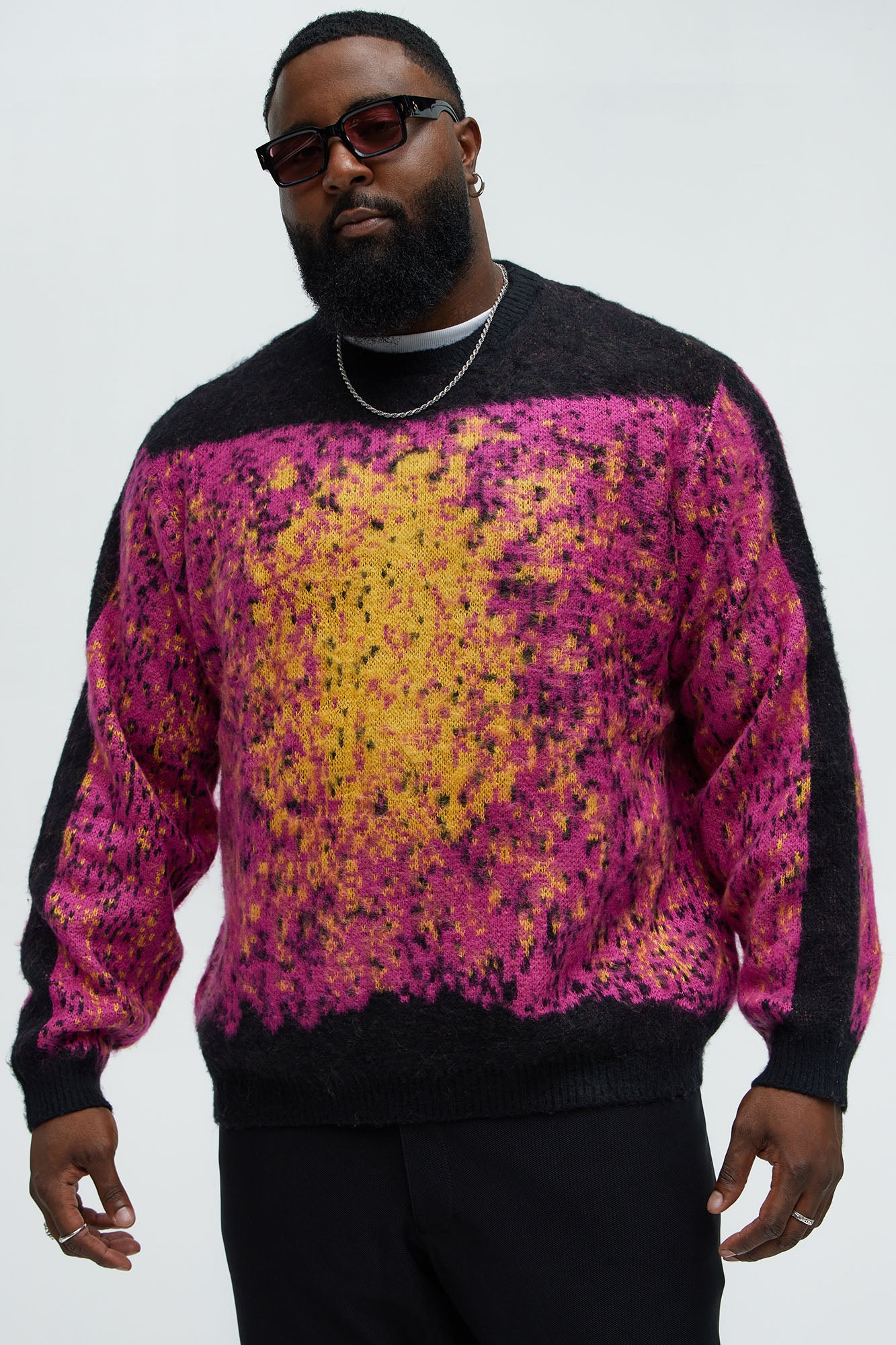Held Inside Crewneck Sweater - Multi Color - Image 5