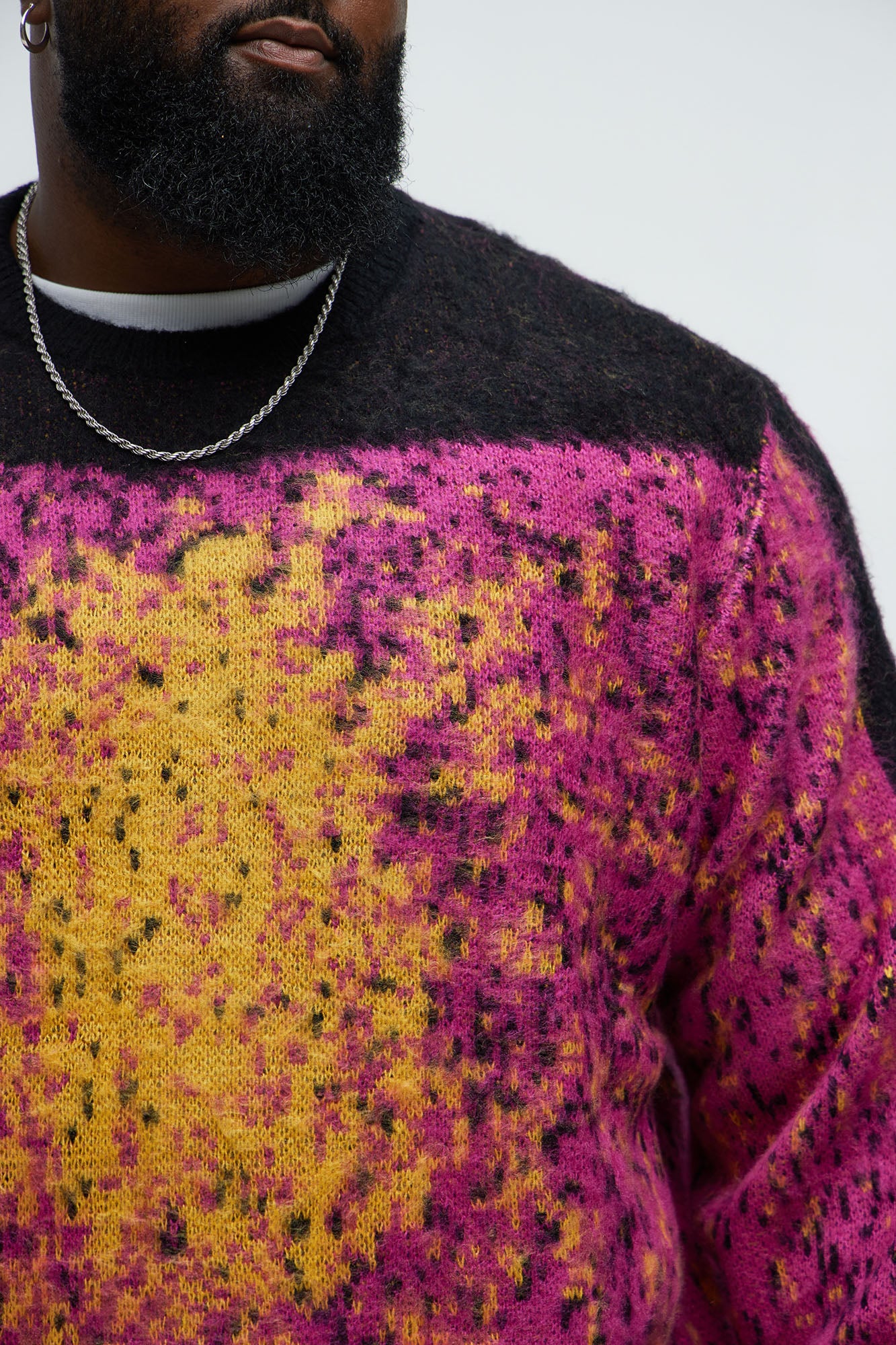 Held Inside Crewneck Sweater - Multi Color - Image 7
