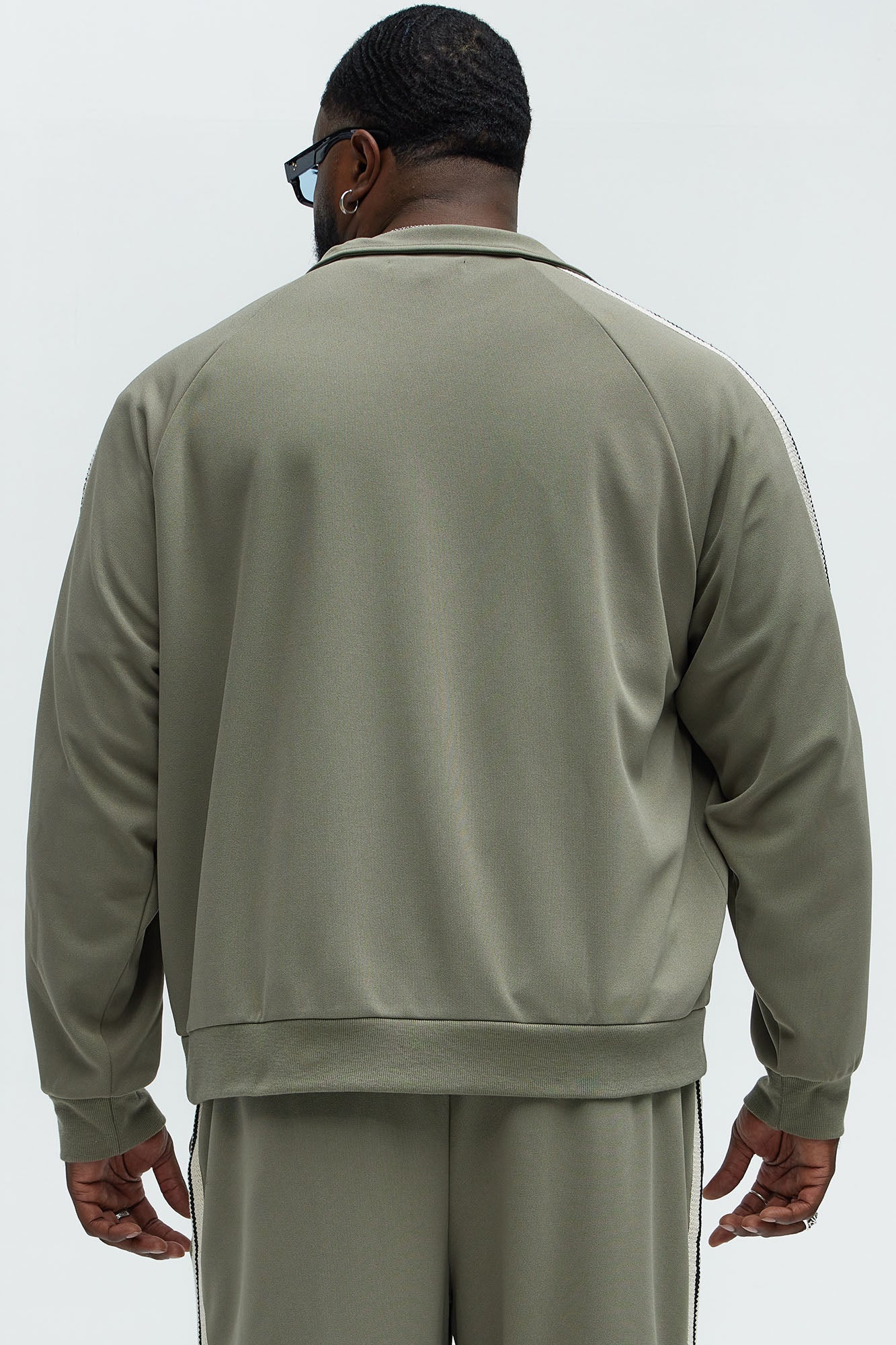 Dennis Track Jacket - Olive - Image 8