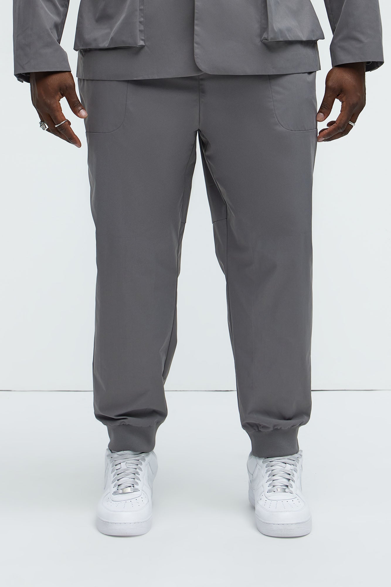 Ansel Tech Train Jogger - Charcoal - Image 7
