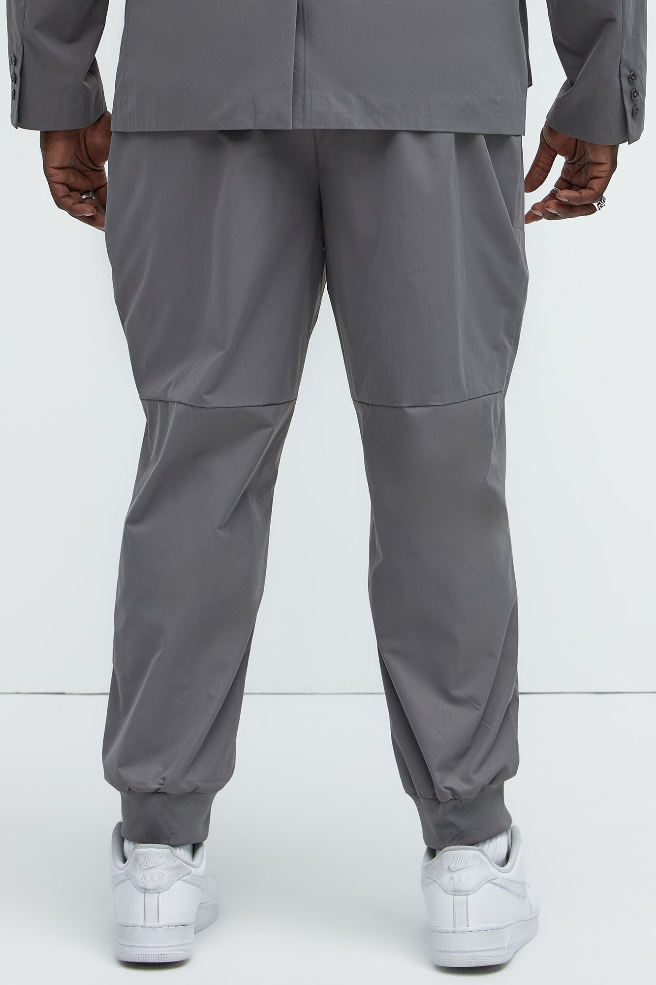 Ansel Tech Train Jogger - Charcoal - Image 9