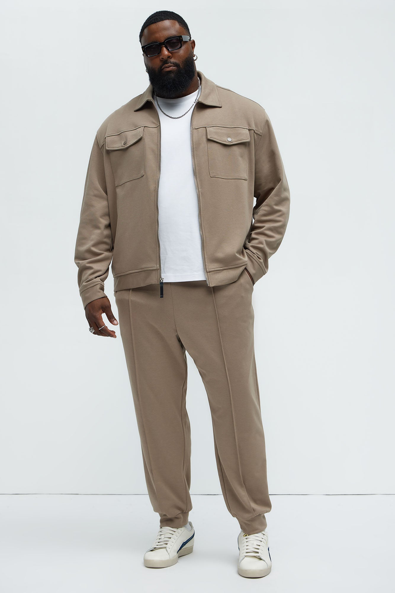 Ryan Interlock Jogger - Tan - Image 6