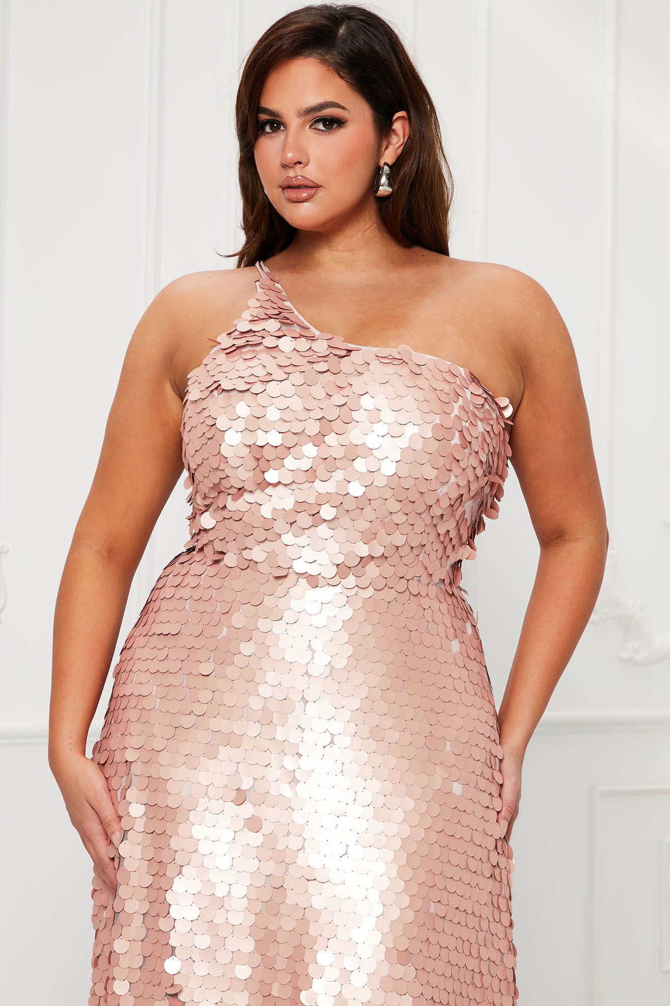 Vivi Sequin Gown - Mauve - Image 5