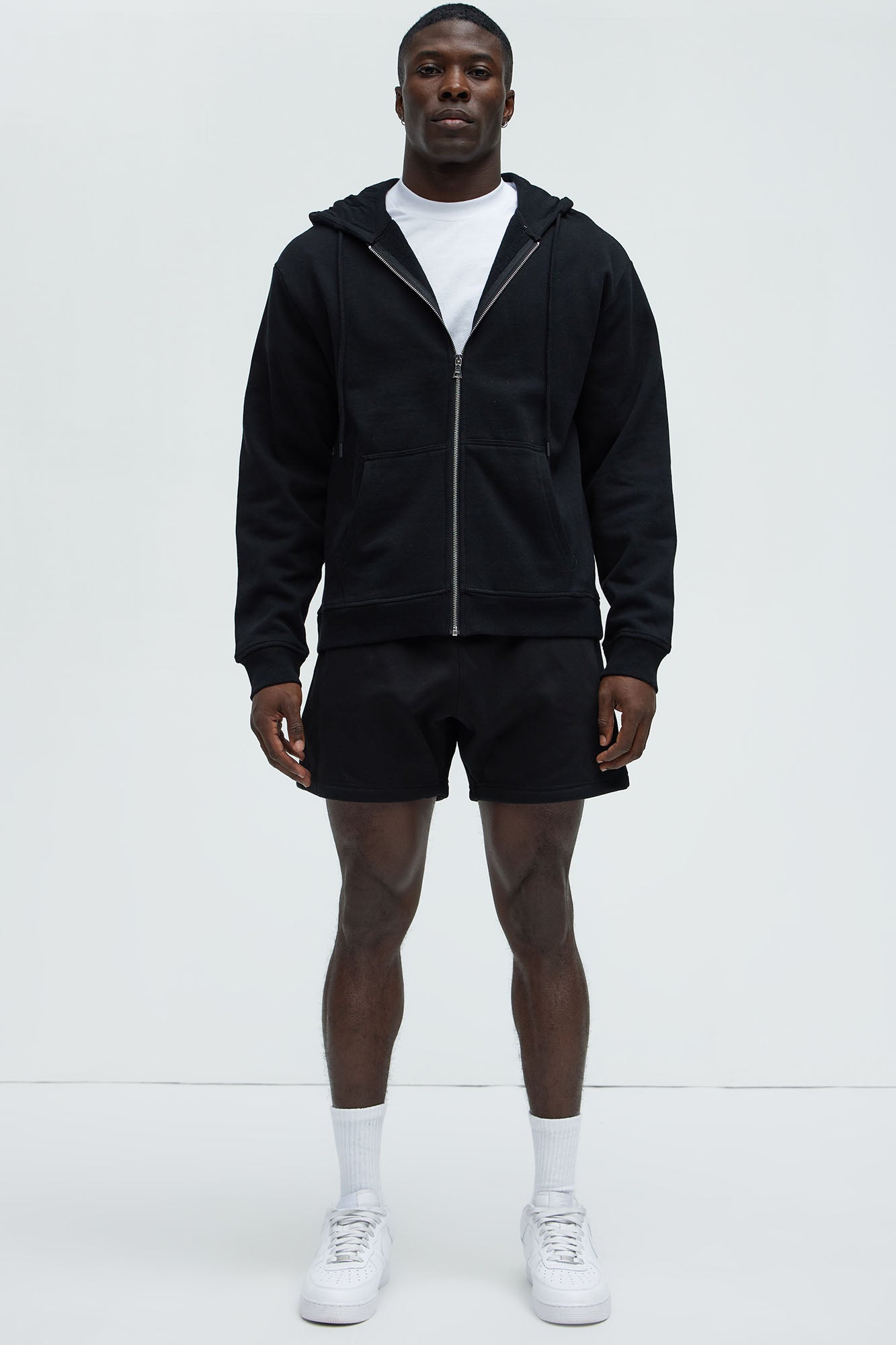 Tyson Oversize Heavyweight Sweat Shorts - Black - Image 6